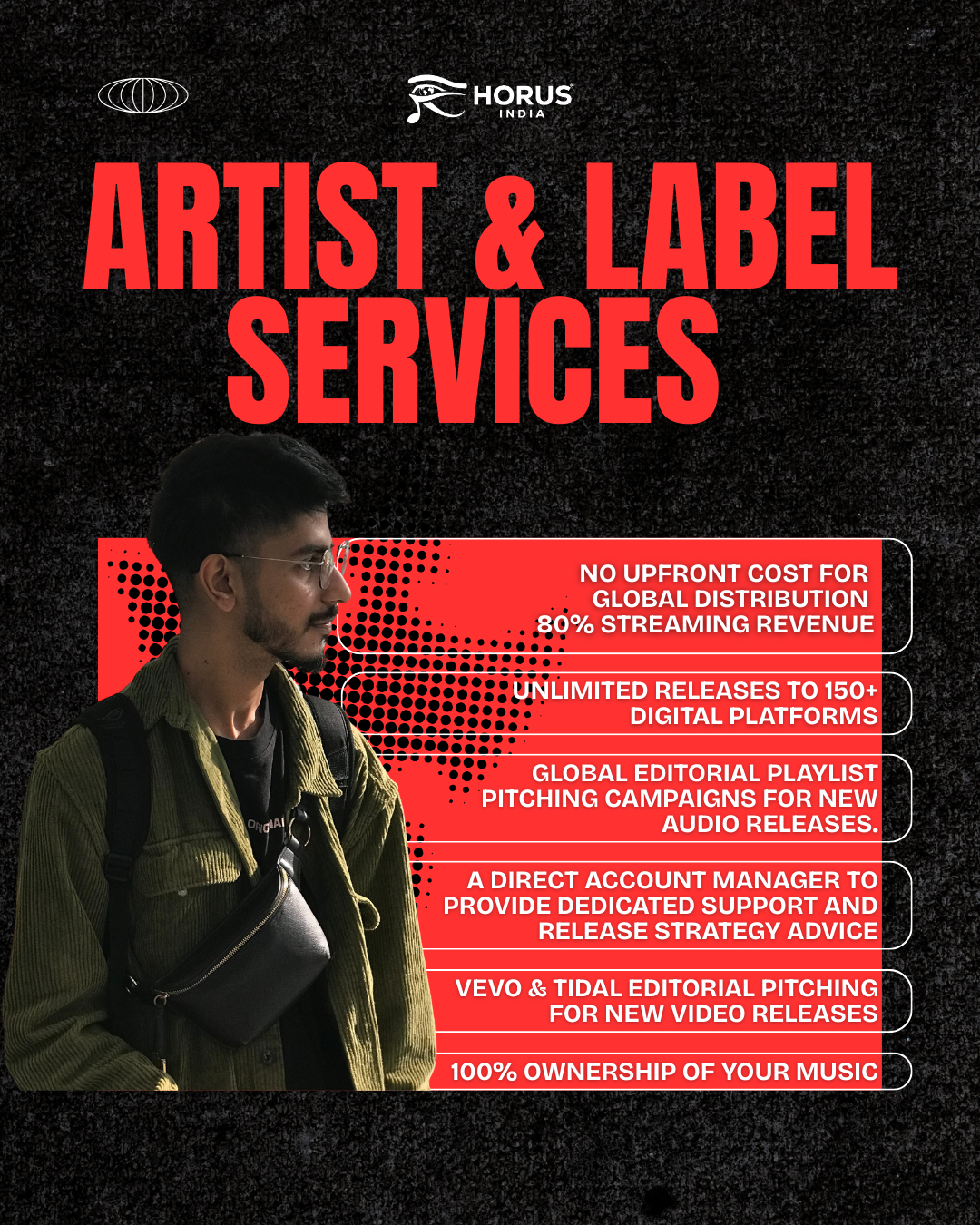 Horus Music Facebook ad