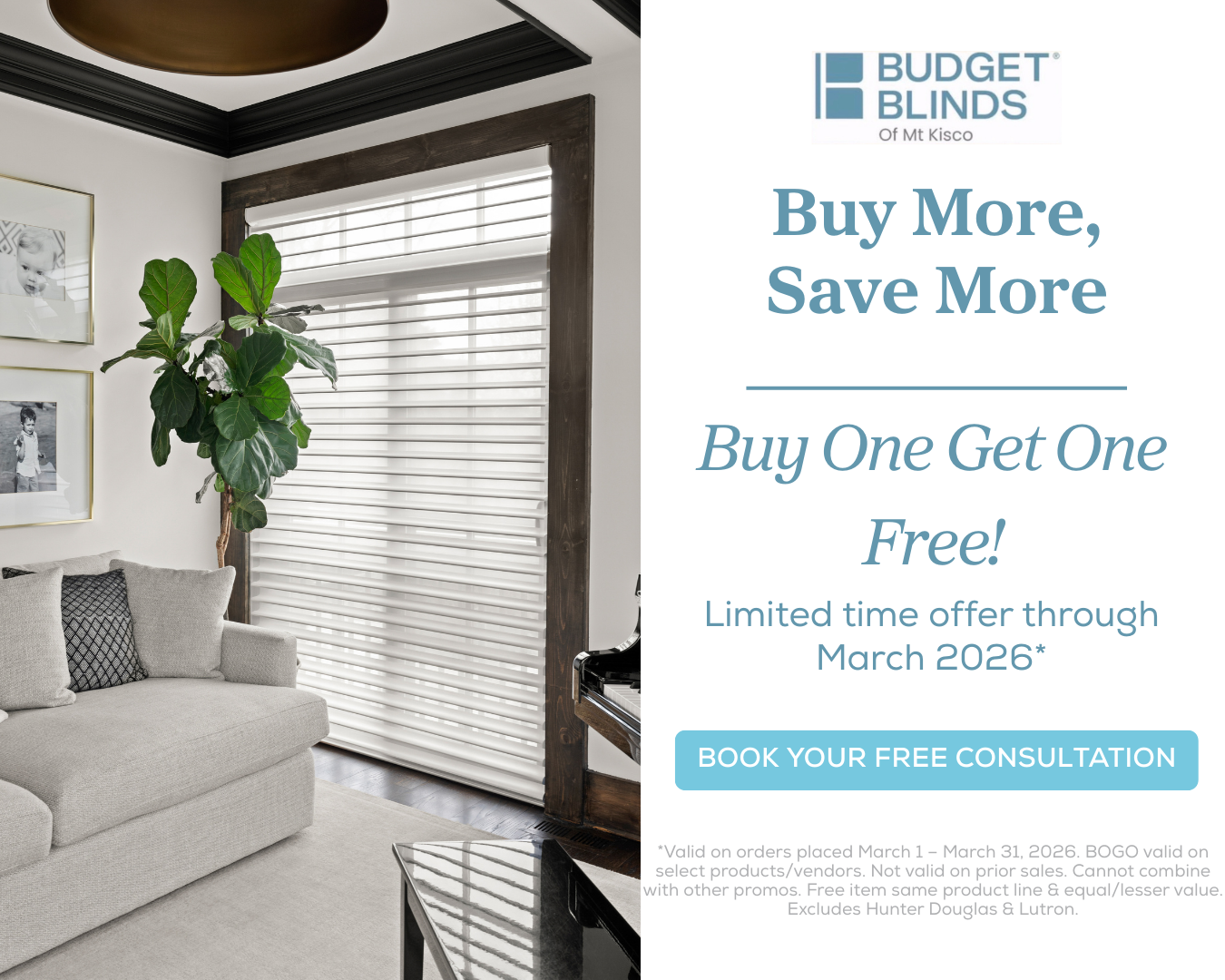 Budget Blinds of Mount Kisco Facebook ad