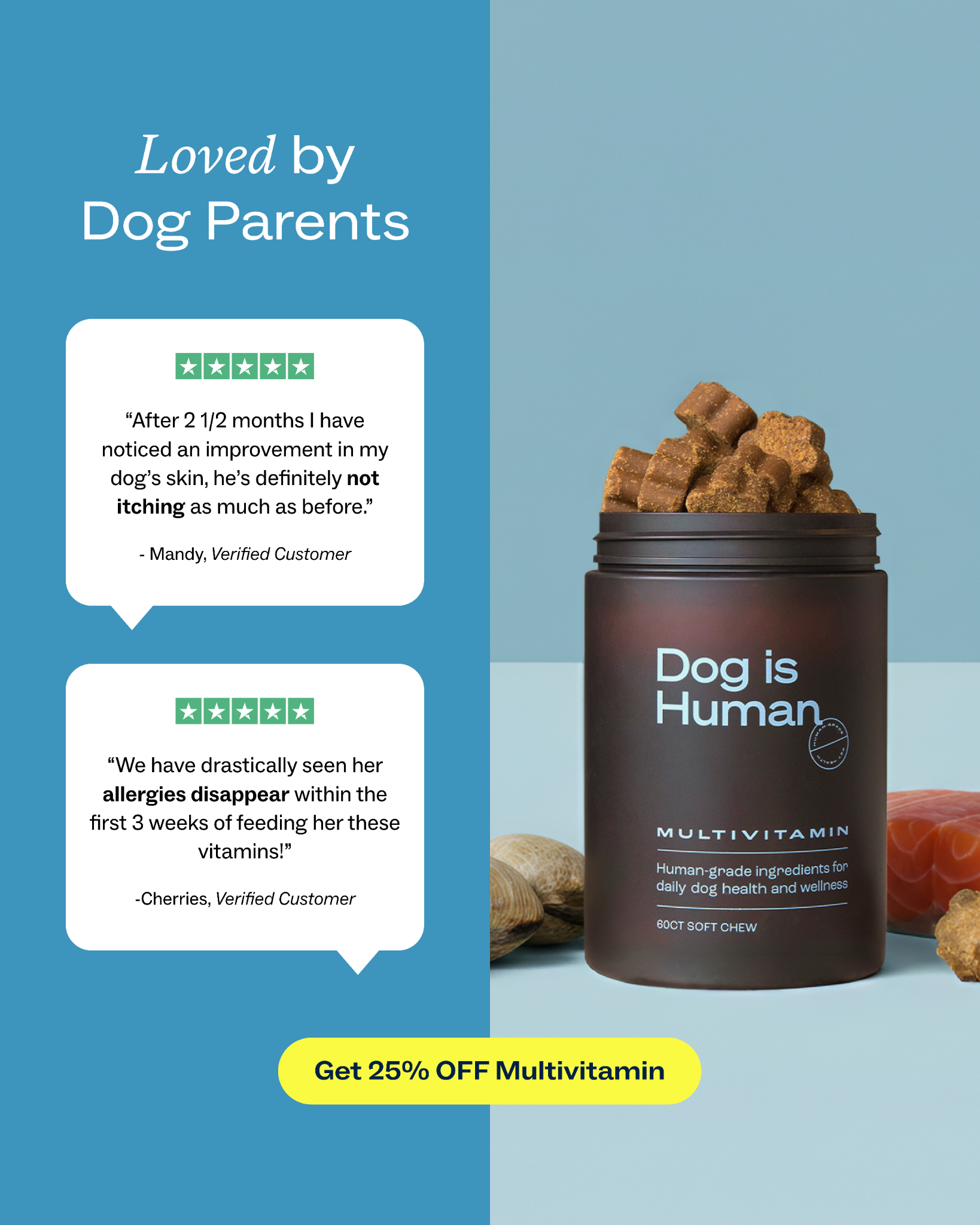 Dog is Human Facebook ad