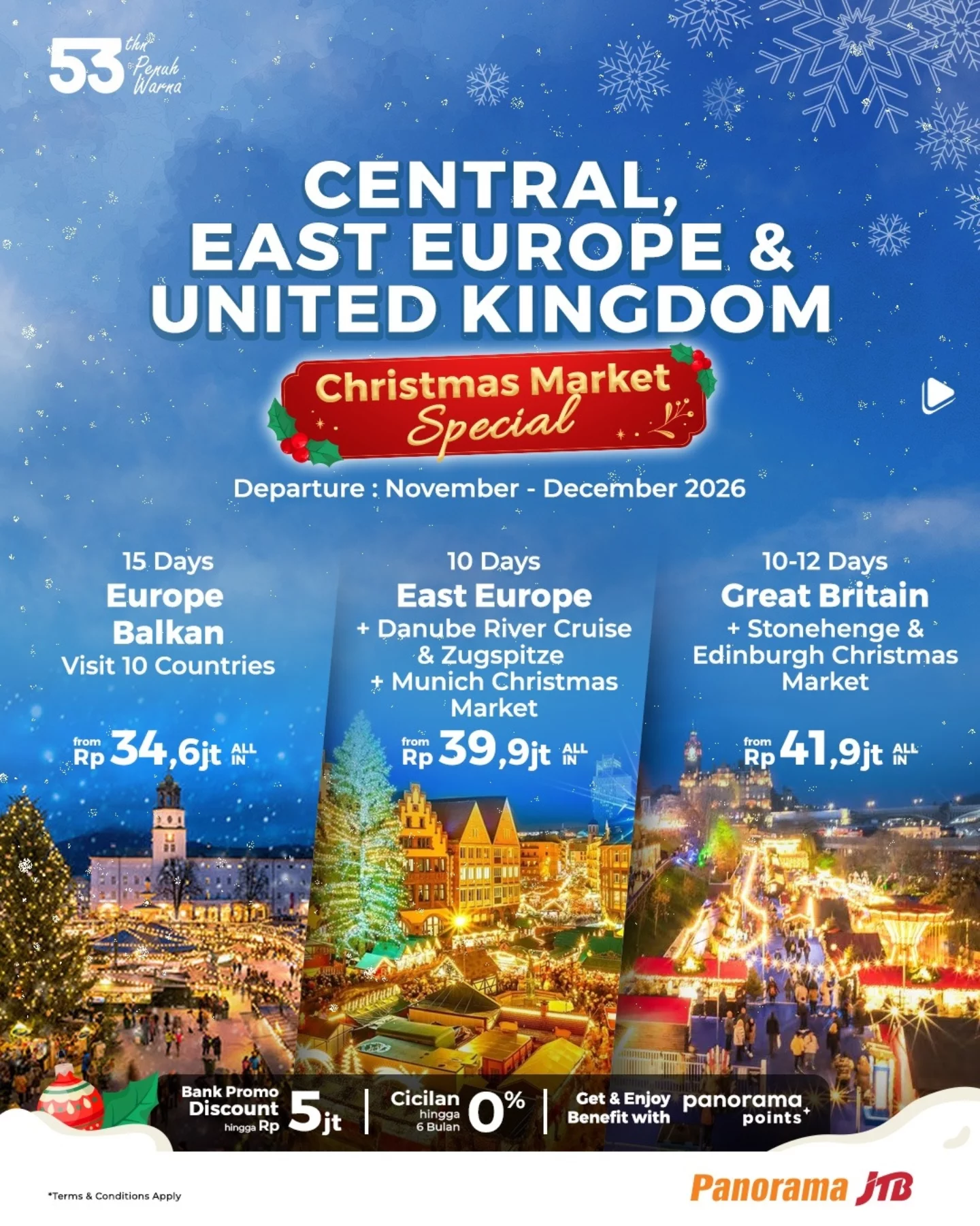 Panorama JTB Tours Facebook ad