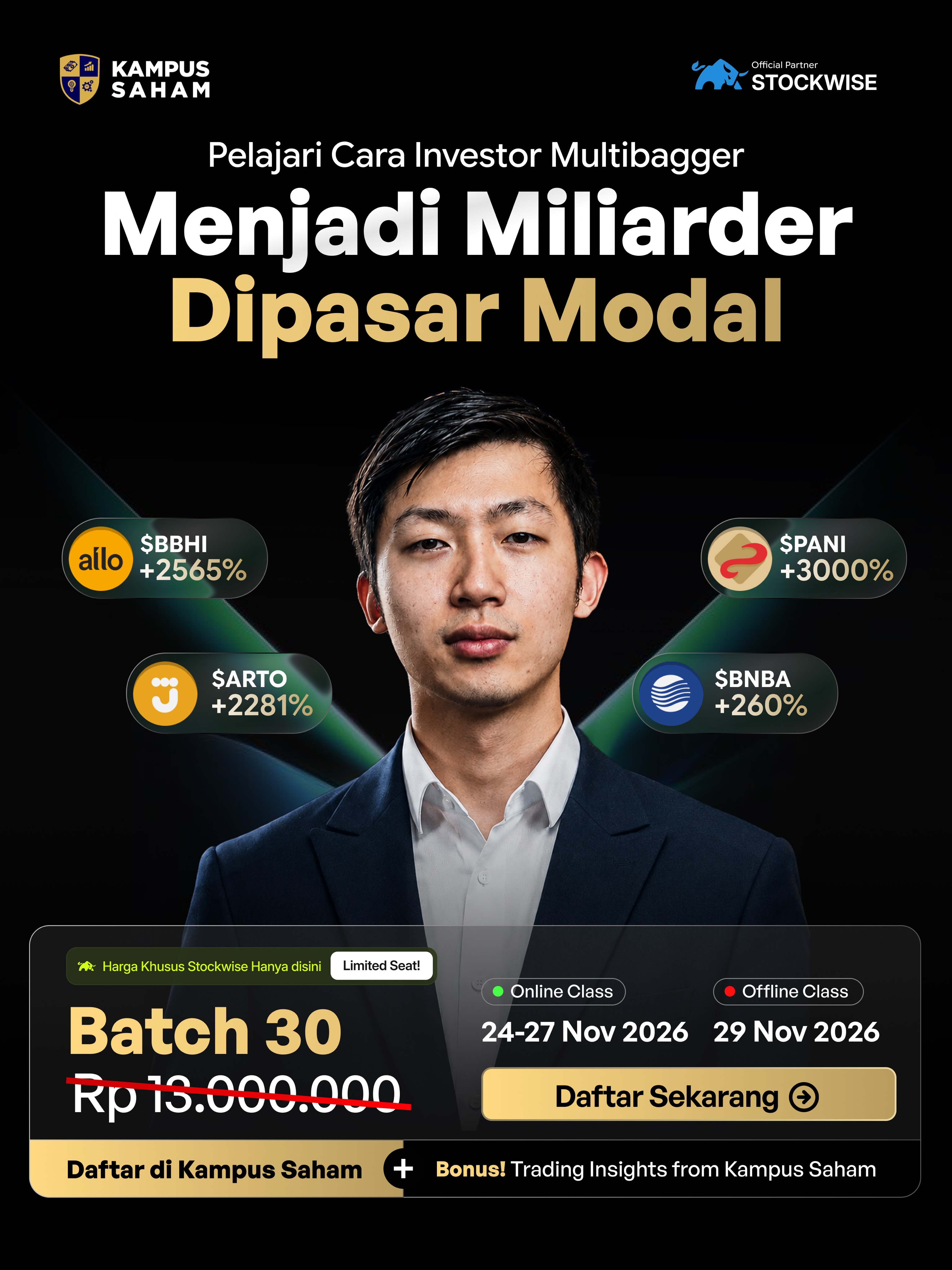 Kampus Saham Indonesia Facebook ad