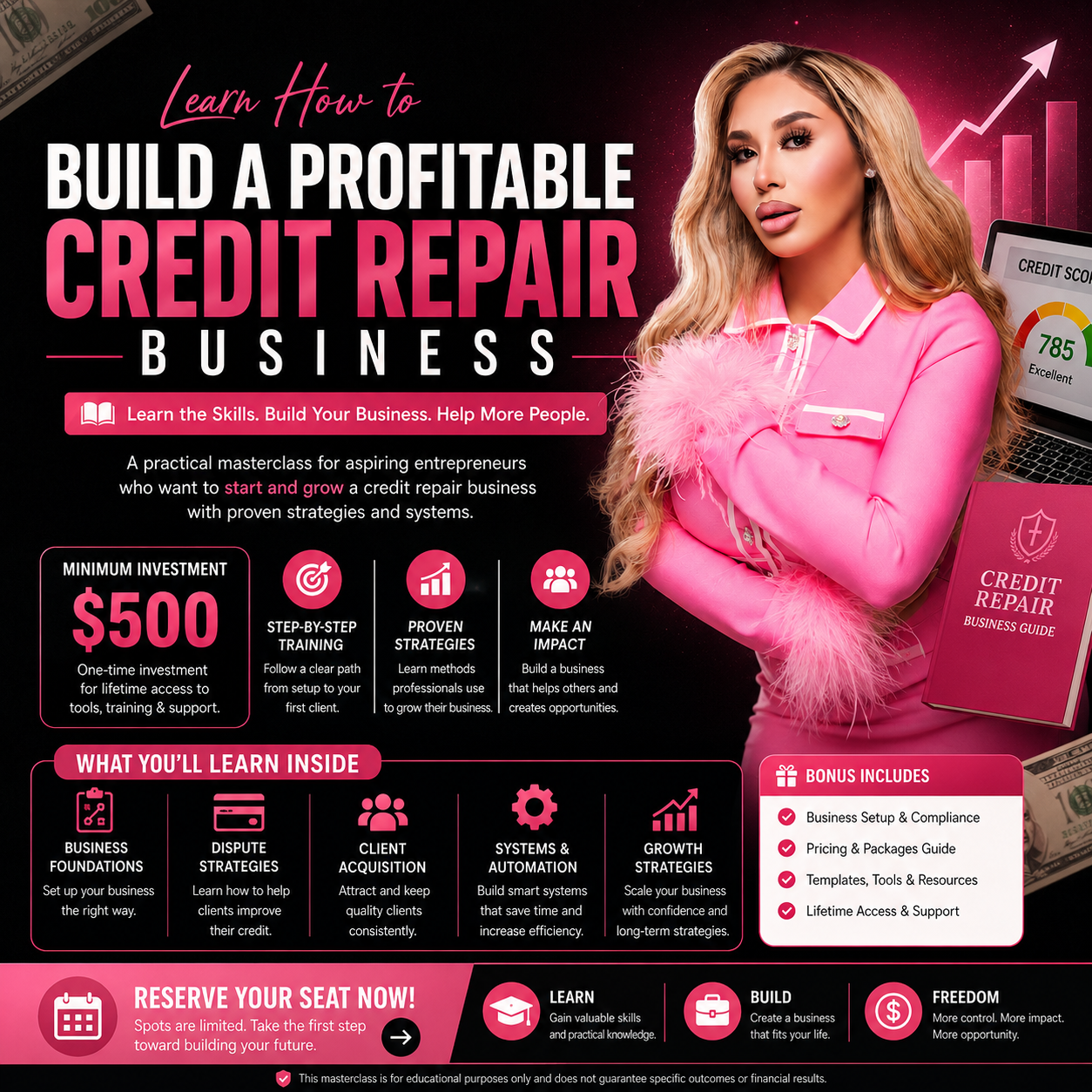Clean Slate Solutions LLC Facebook ad: Build Your Credit Repair Business | Live Masterclass
