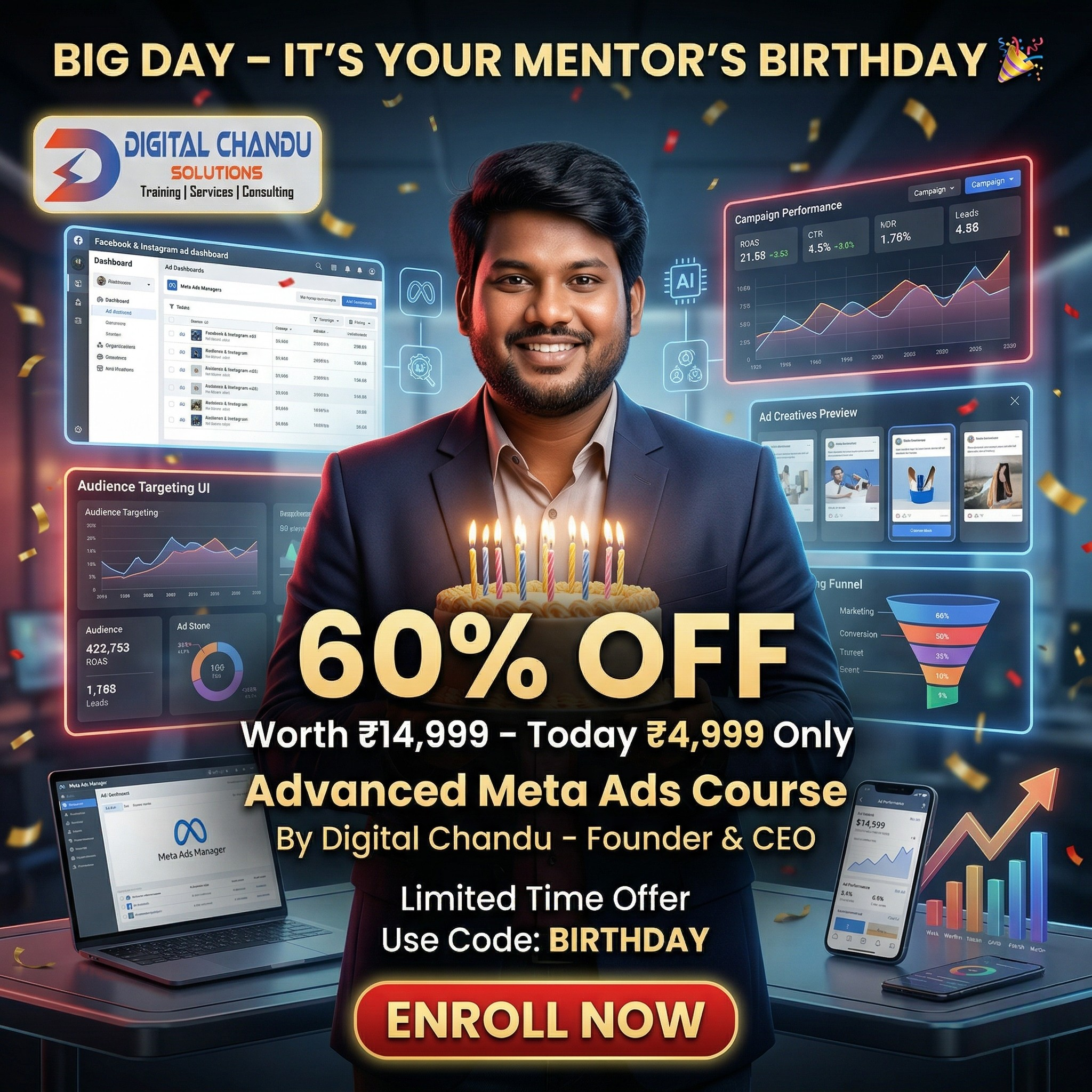 Digital Chandu Facebook ad