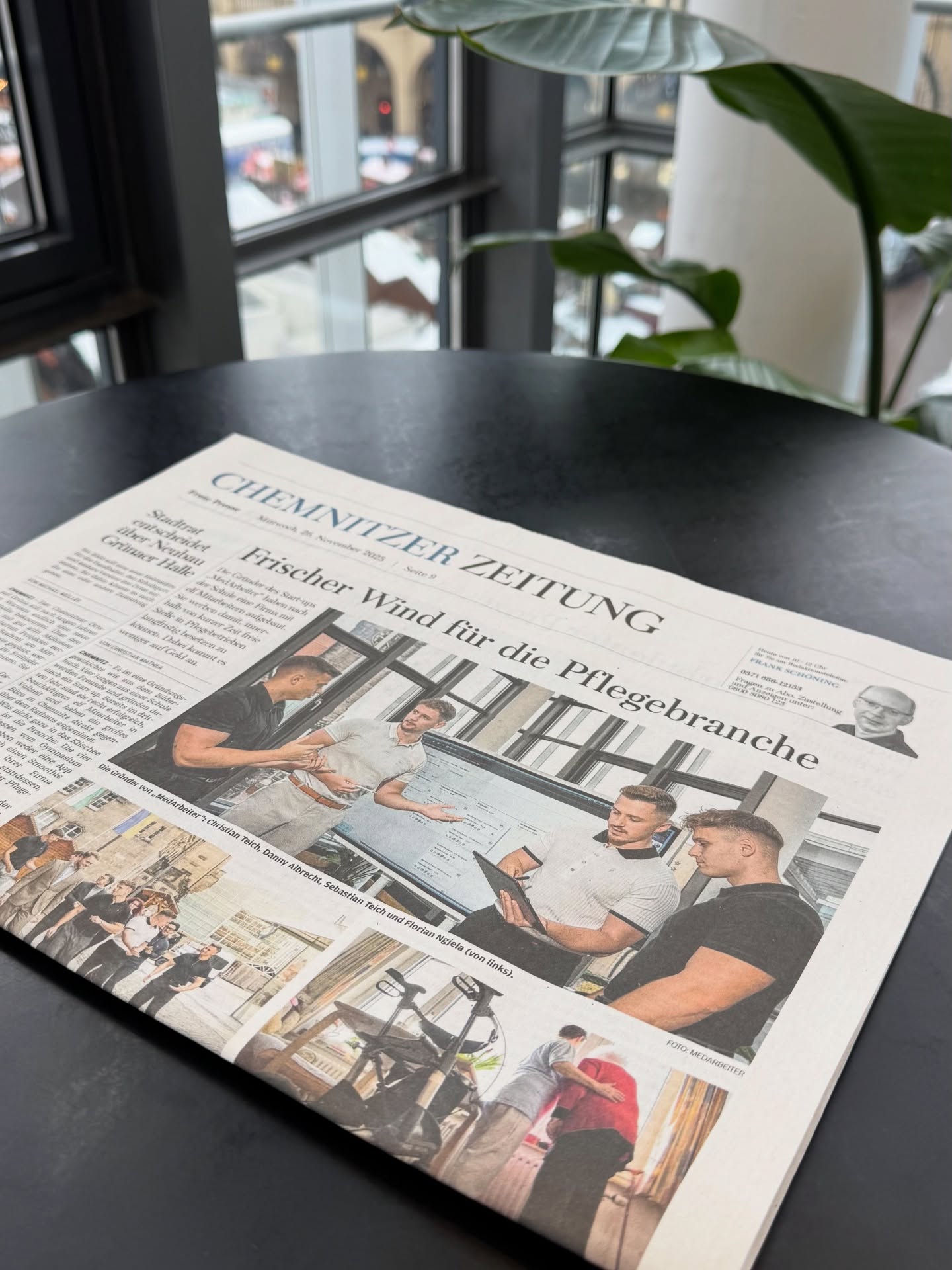 MedArbeiter Facebook ad: Die Freie Presse, eine der größten Regionalzeitungen…
