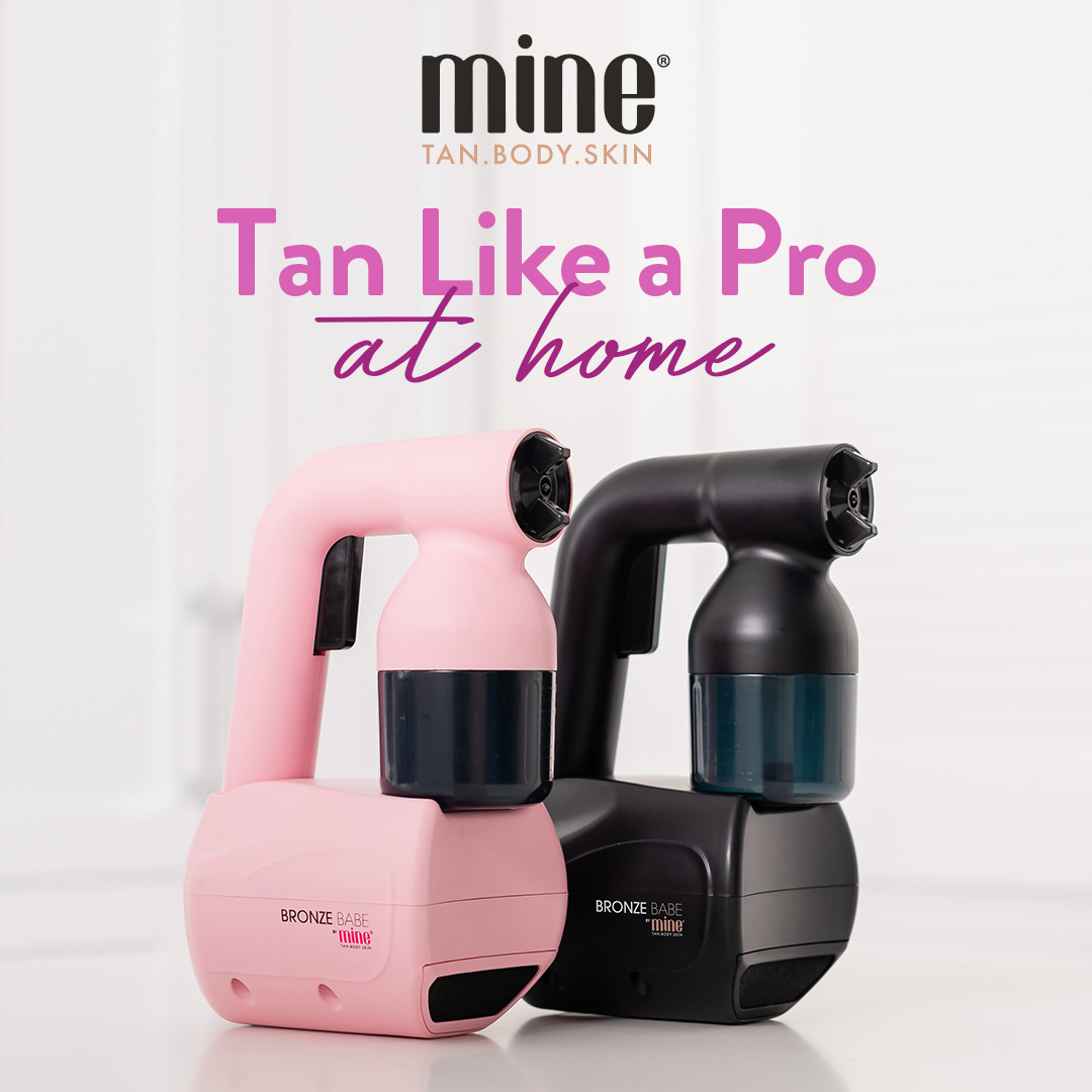 MineTan Body Skin Facebook ad: Bronze Babe Home Spray Tan Kit on Sale NOW!