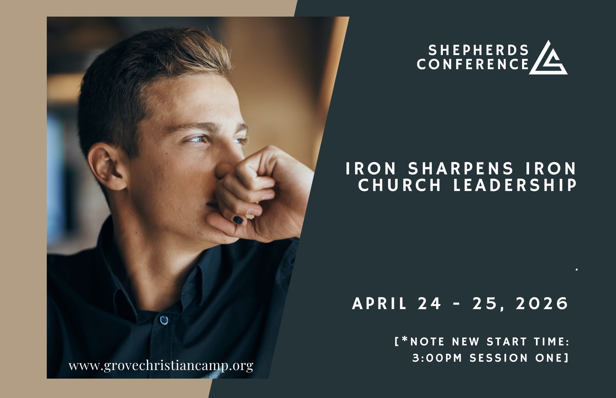Grove Christian Camp Facebook ad: Shepherd's Conference