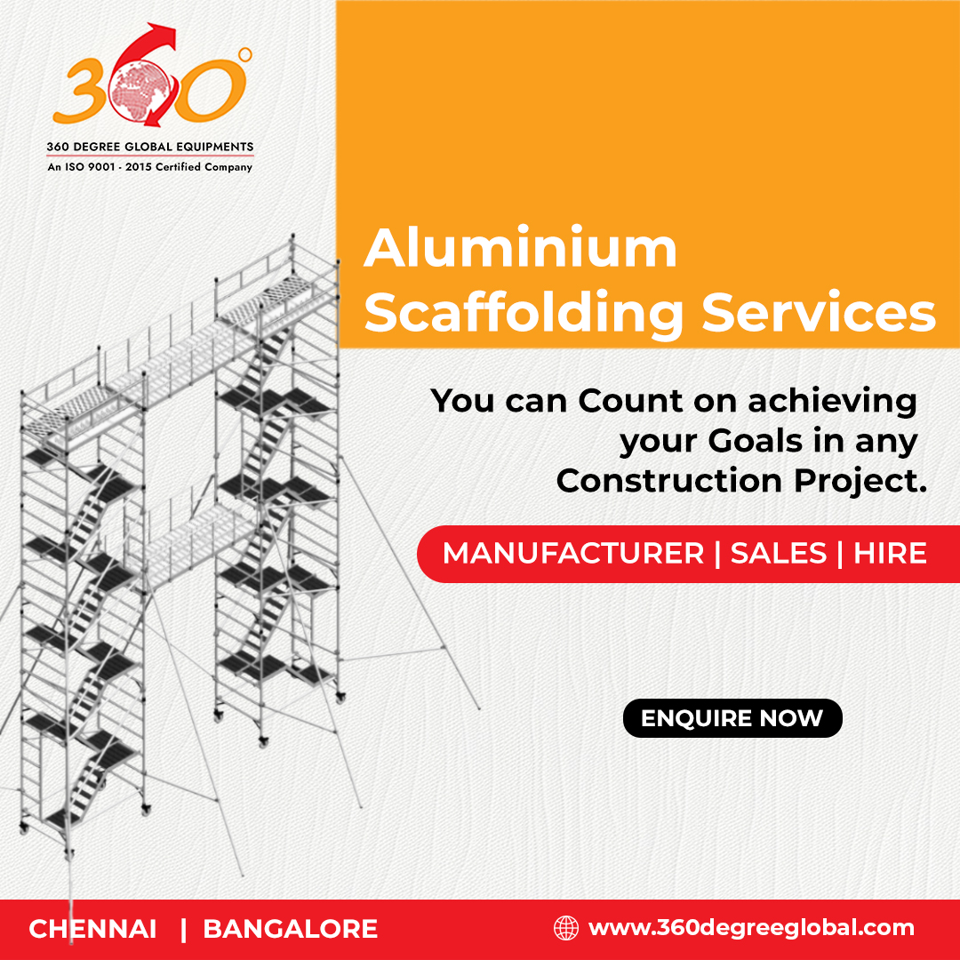 360 Degree Global Equipments Pvt Ltd., Facebook ad: Instafit Aluminium Scaffoldings