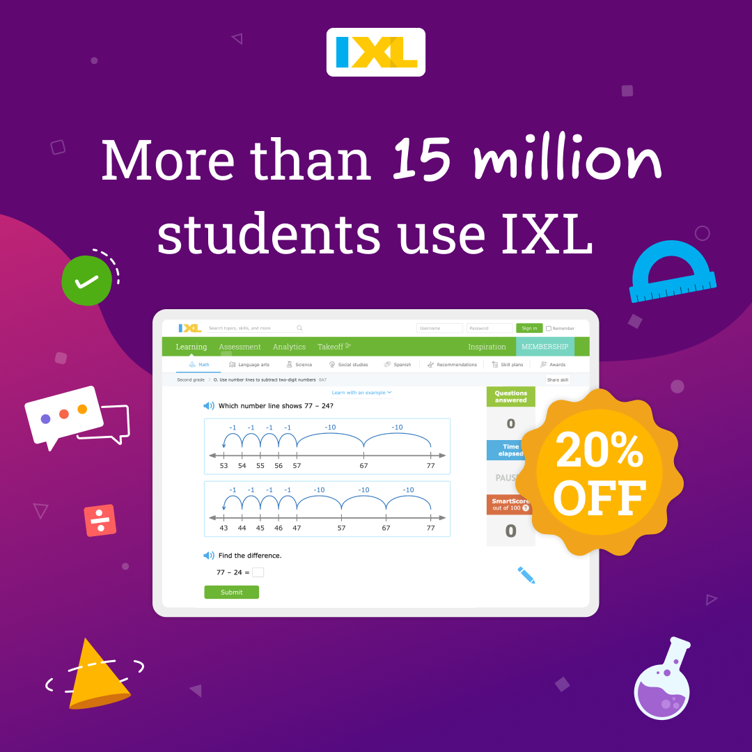 IXL Facebook ad