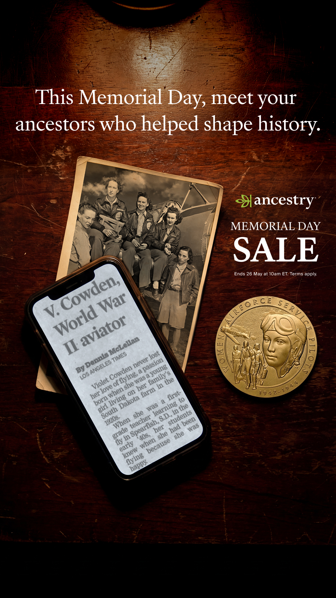 Ancestry Facebook ad