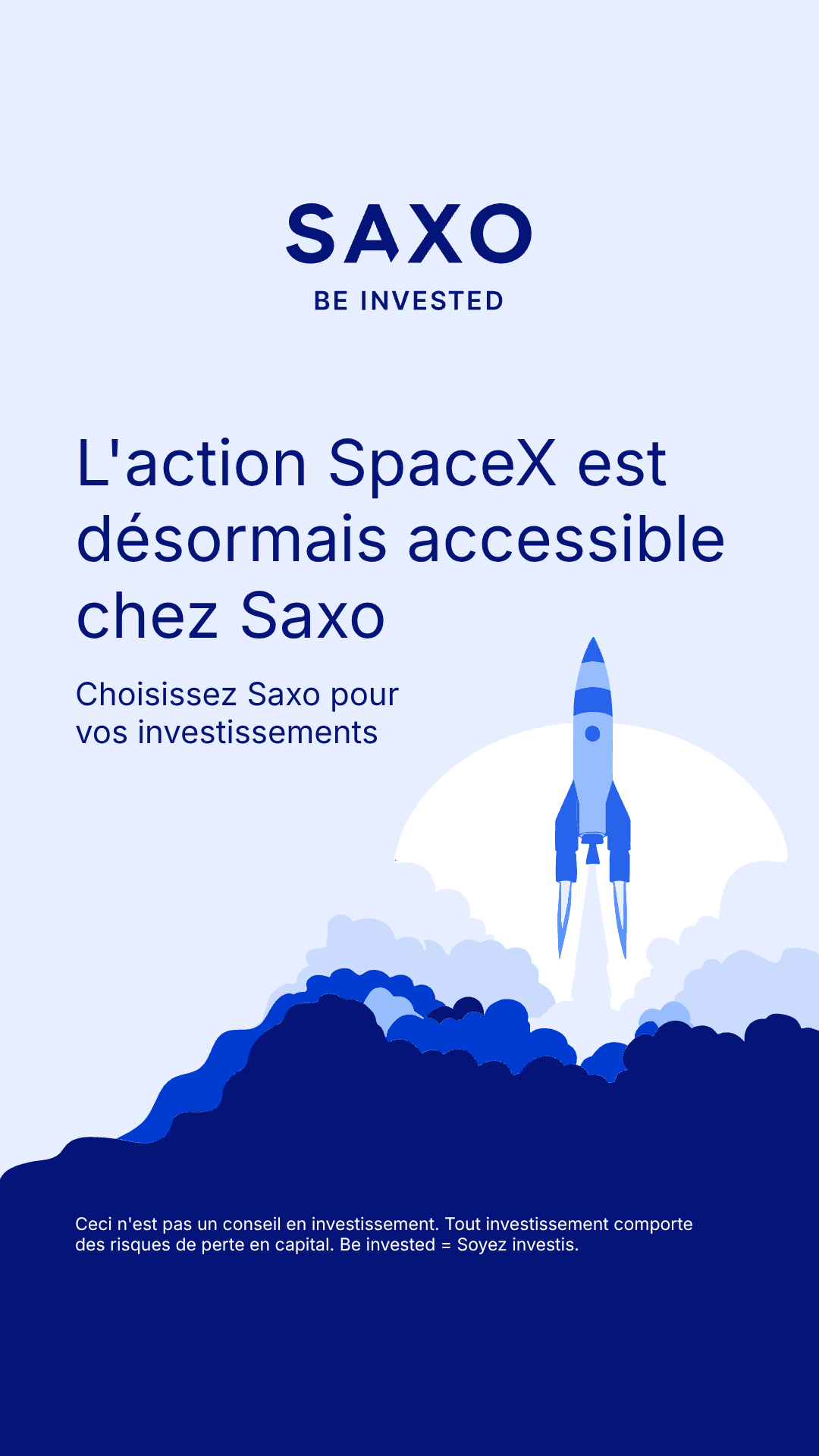 Saxo Banque Facebook ad