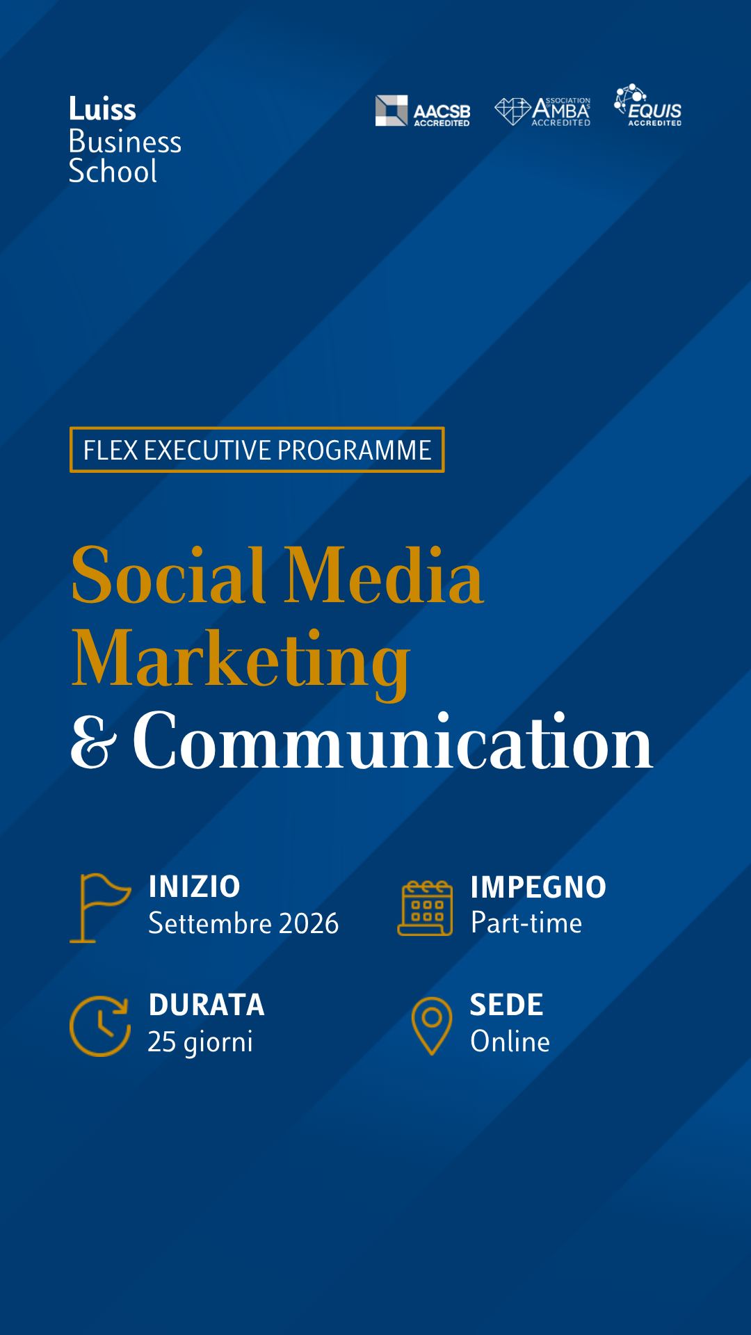 Luiss Business School Facebook ad