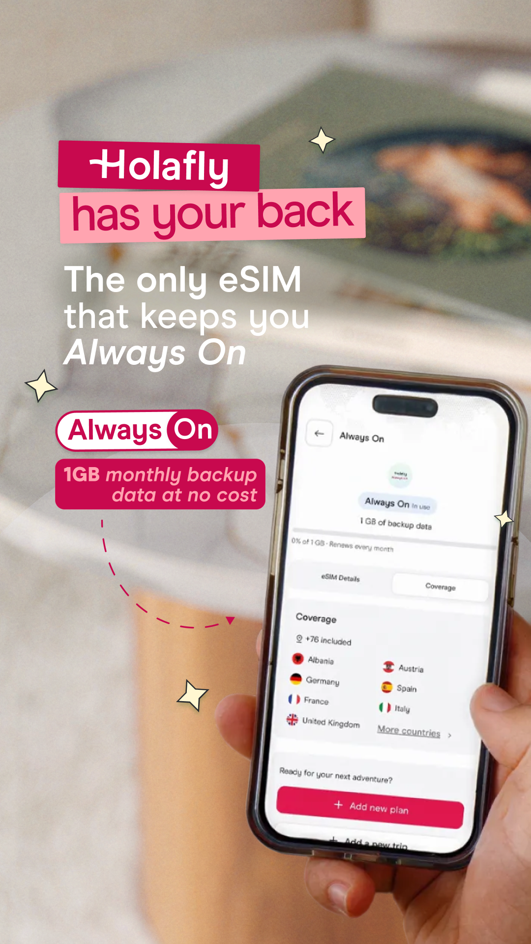 Holafly - English Facebook ad