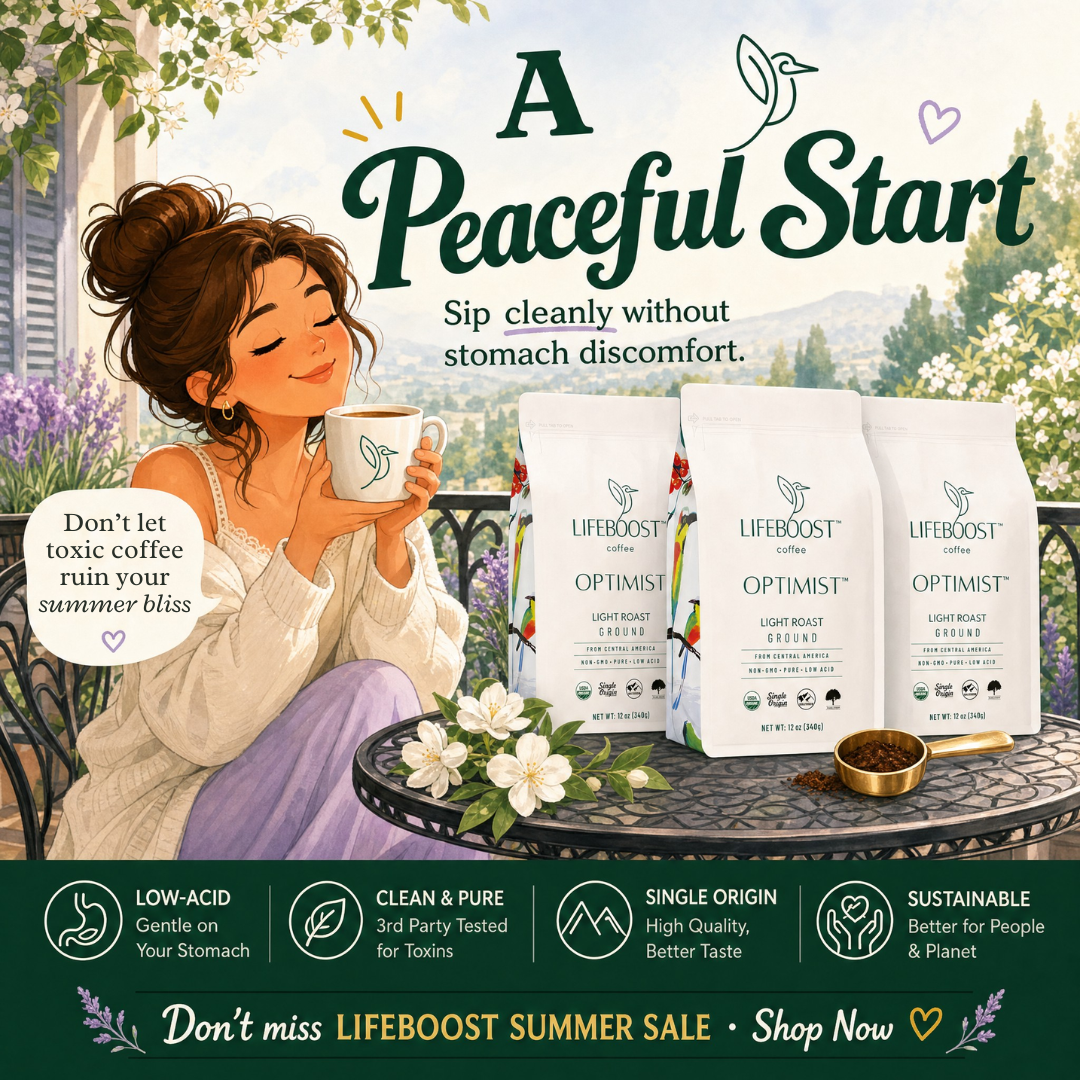 Lifeboost Coffee Facebook ad