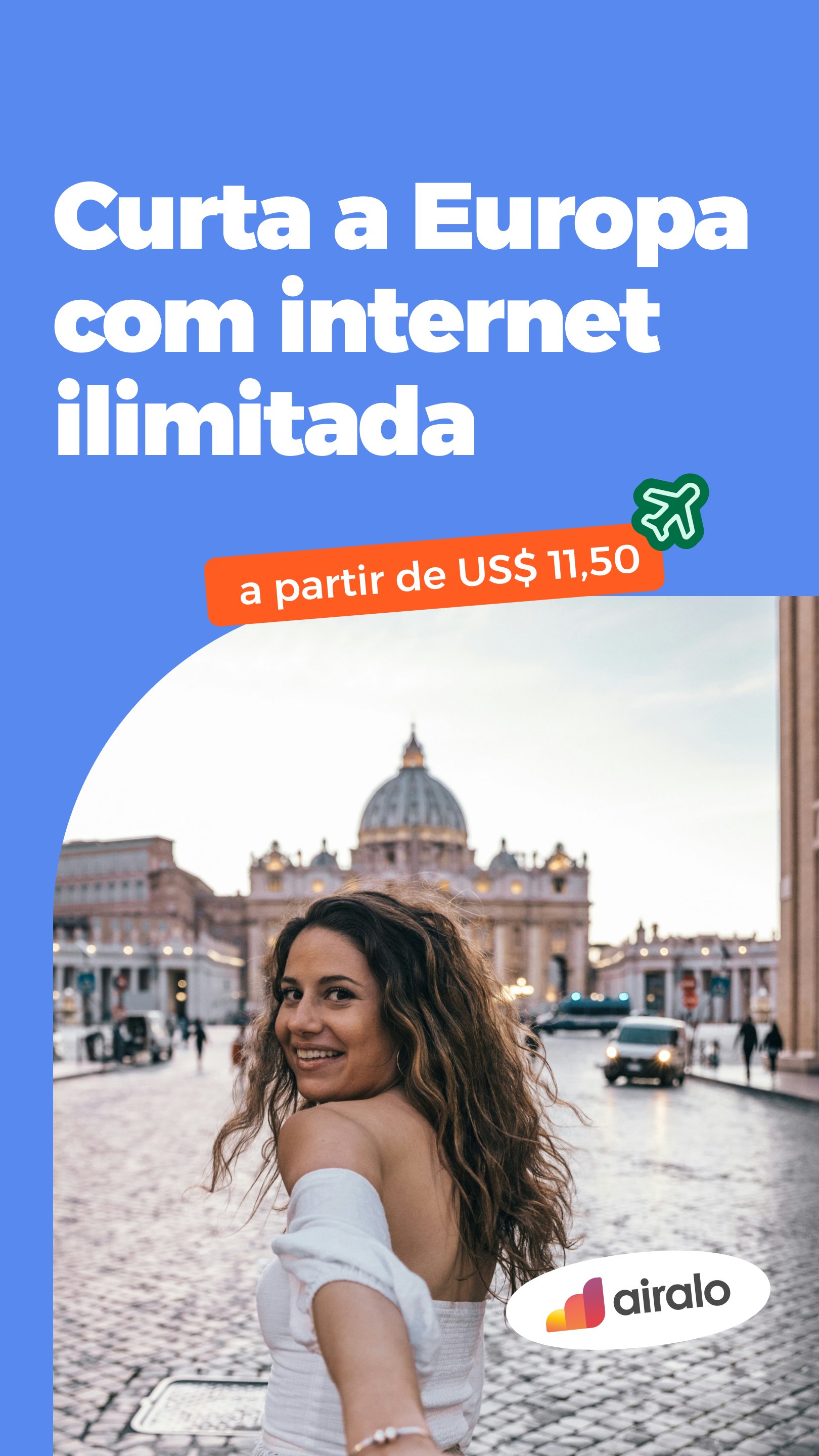 Airalo Global eSIM Store Facebook ad
