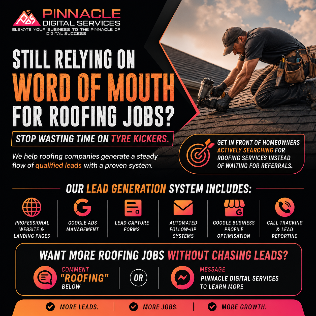 Pinnacle Digital Services Facebook ad
