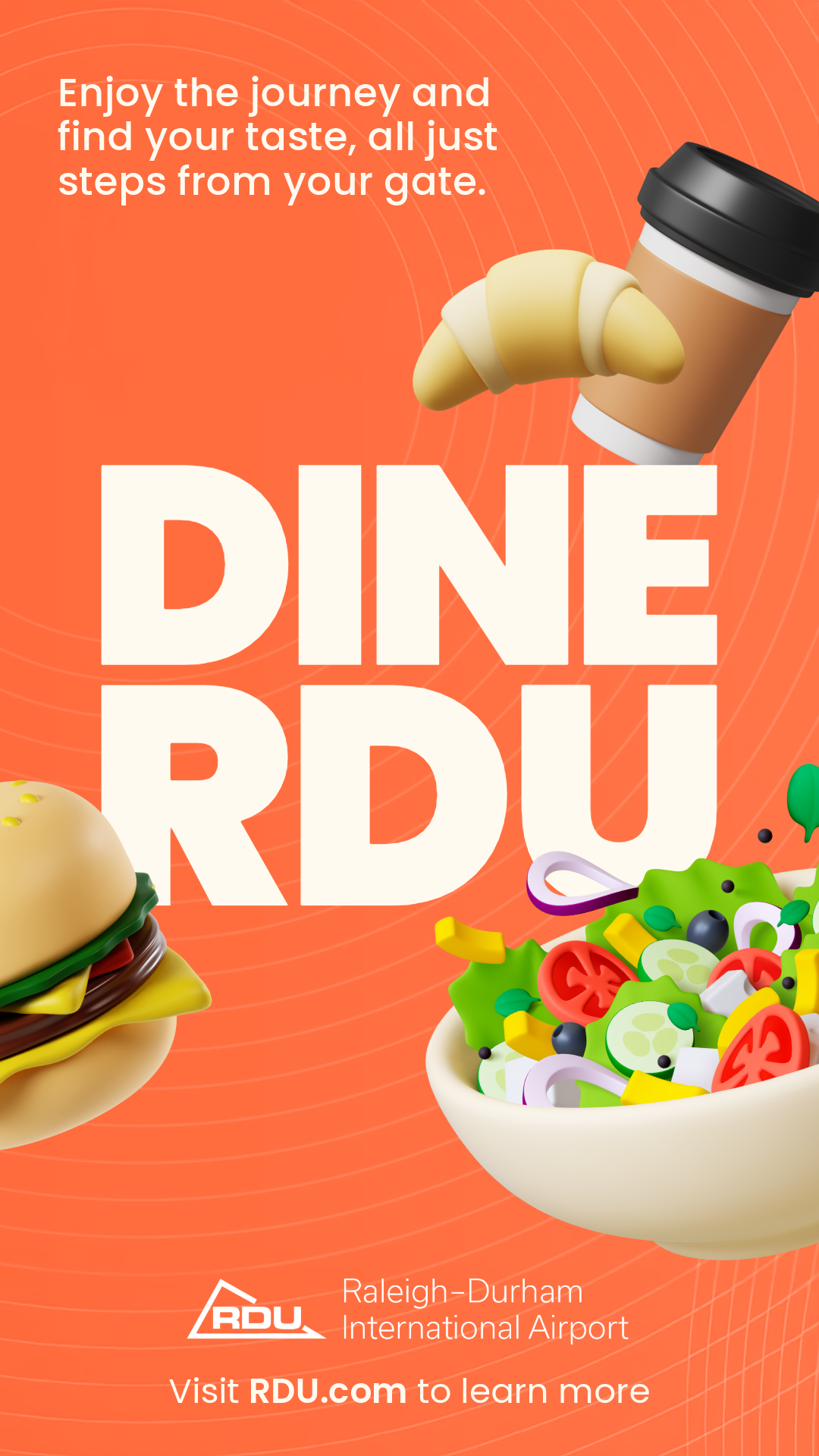 Raleigh-Durham International Airport (RDU) Facebook ad
