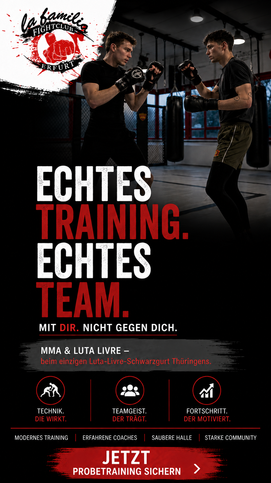 La familia Fightclub Erfurt Facebook ad