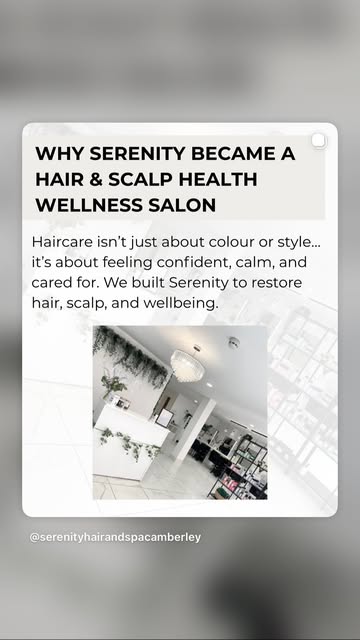 Serenity Hair & Spa Camberley Facebook ad