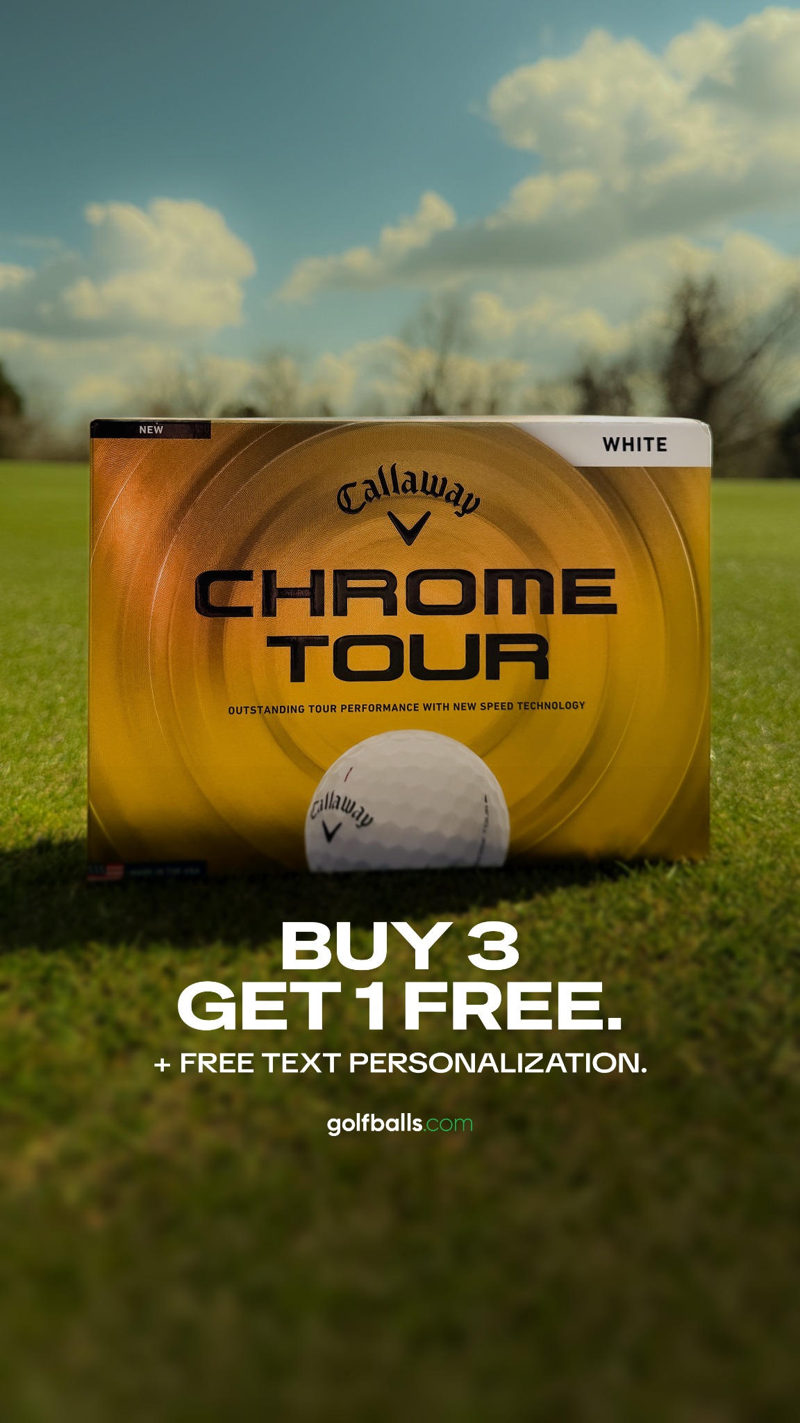 Golfballs.com Facebook ad