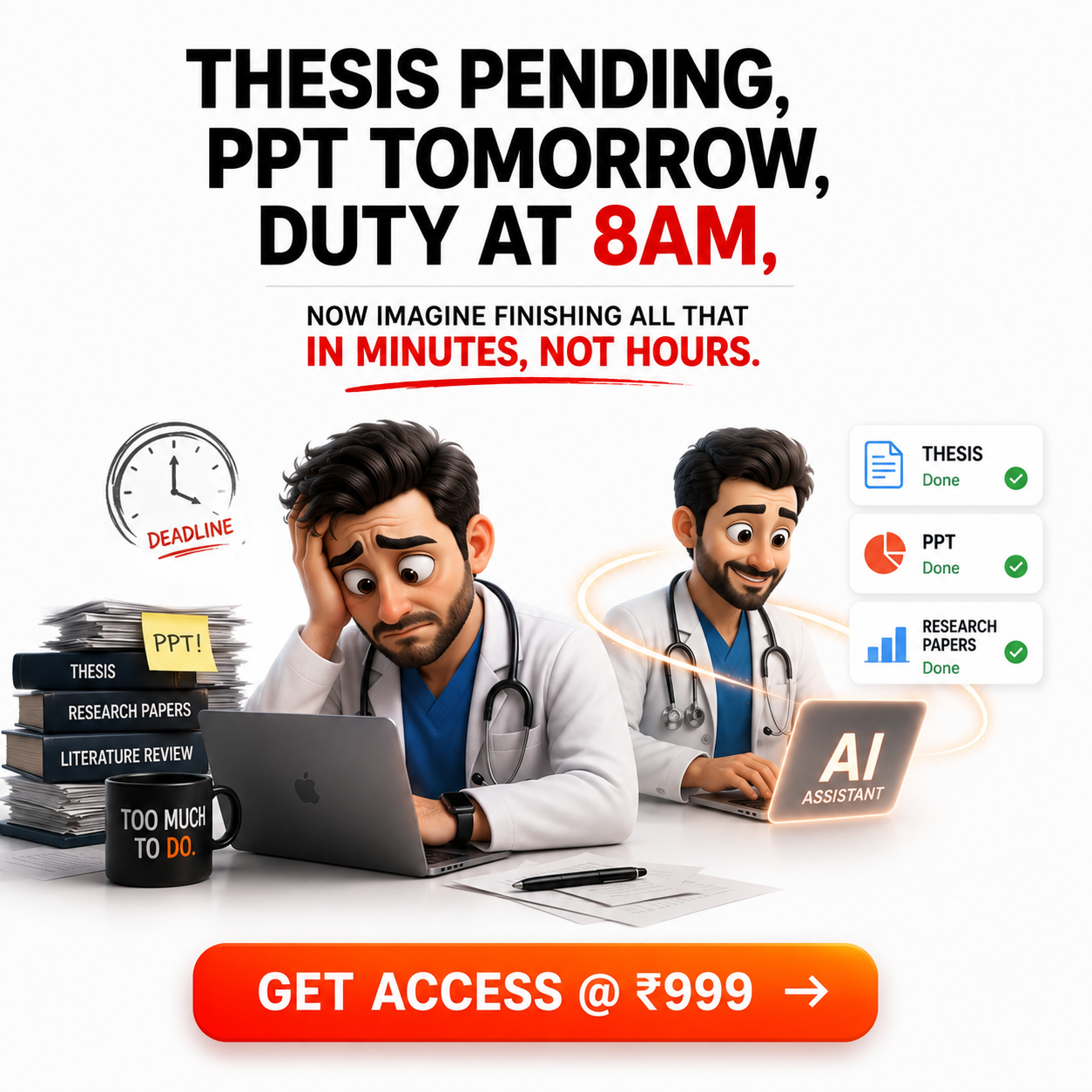 The Doctorpreneur Academy Facebook ad: (4.9/5 Rating)