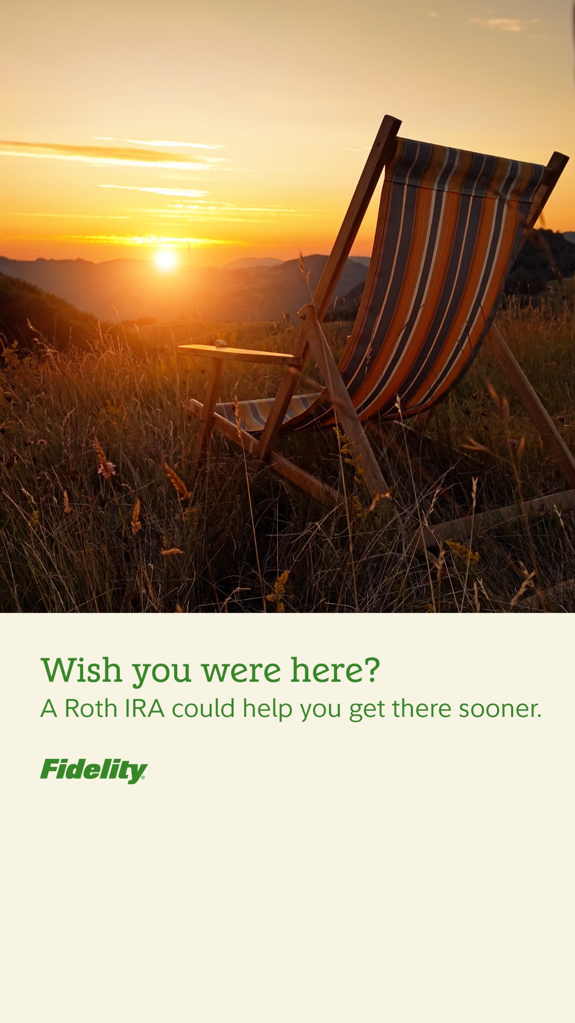 Fidelity Investments Facebook ad