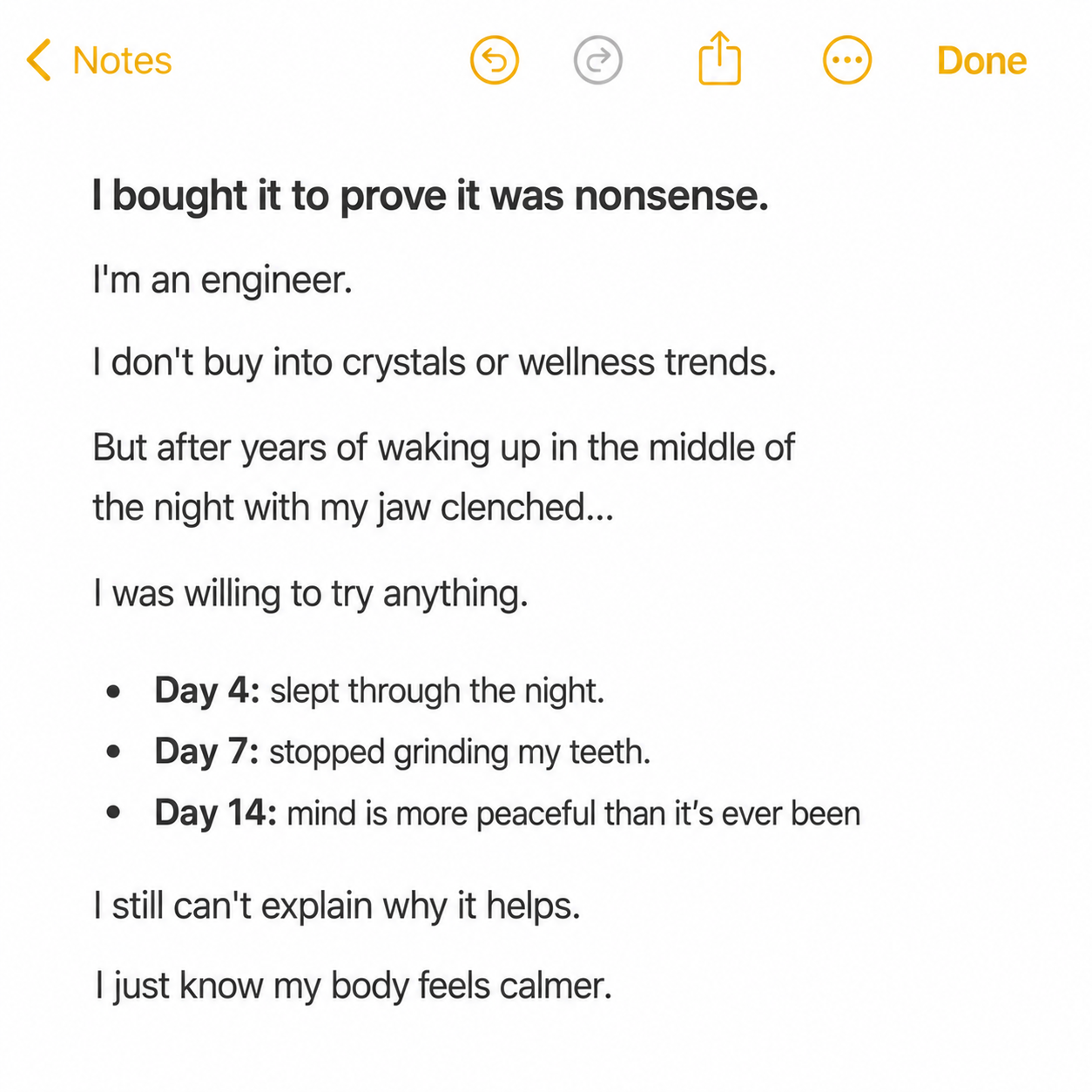 Karma Items Facebook ad