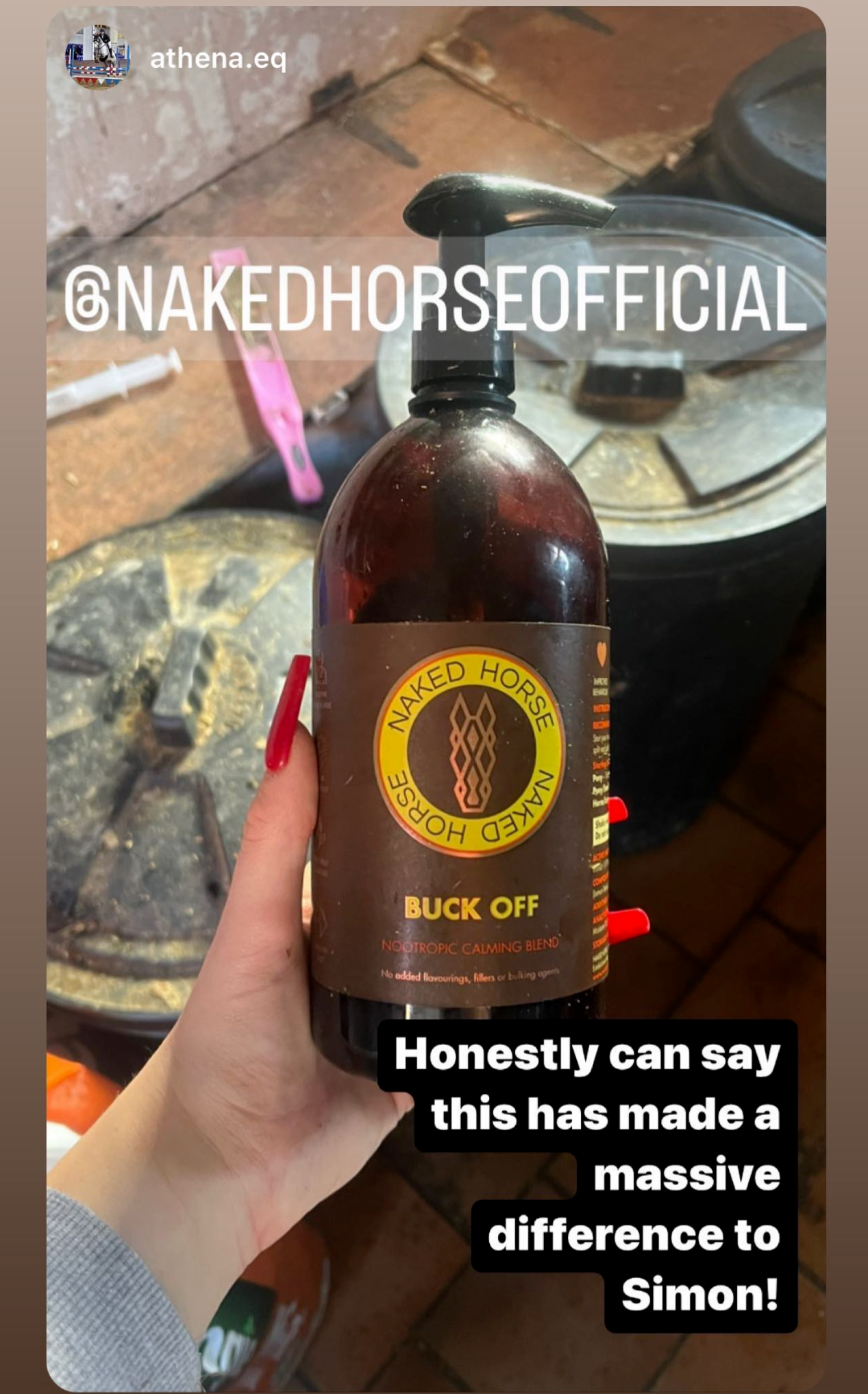 NAKED HORSE Facebook ad
