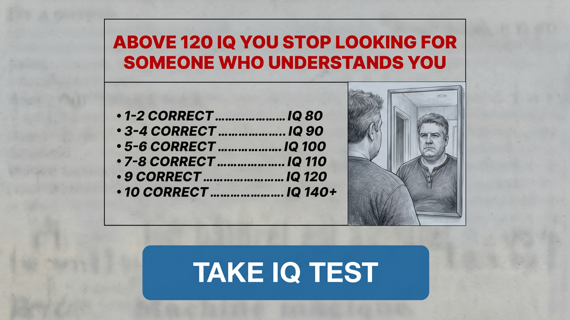 My IQ Facebook ad