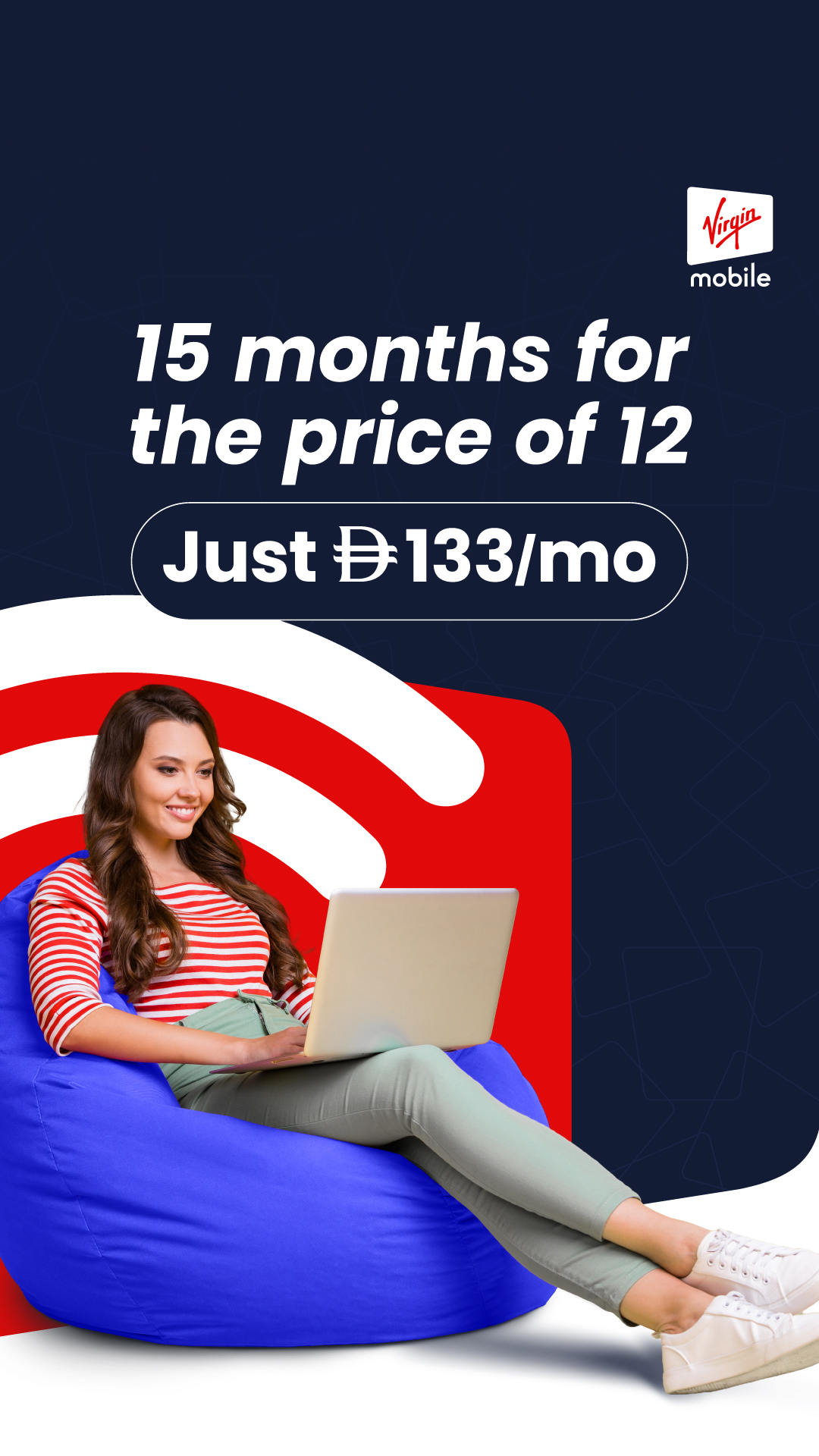 Virgin Mobile UAE Facebook ad