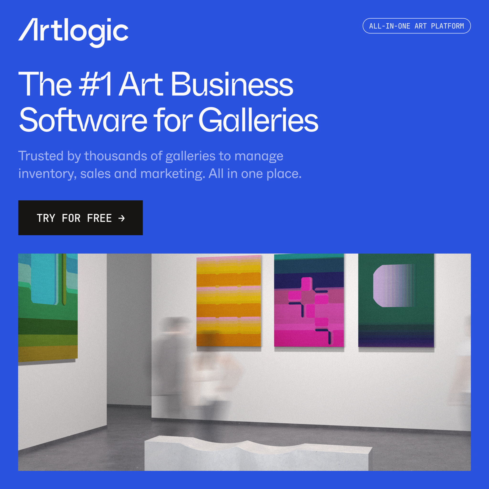 Artlogic Facebook ad