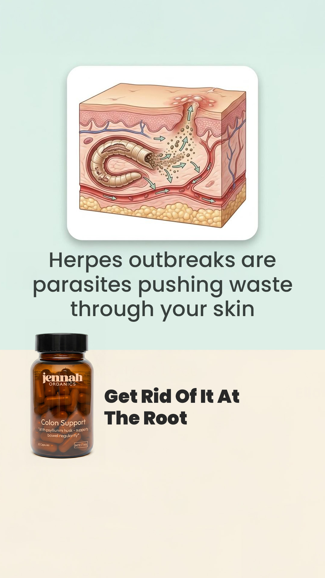 Jennah Organics Facebook ad