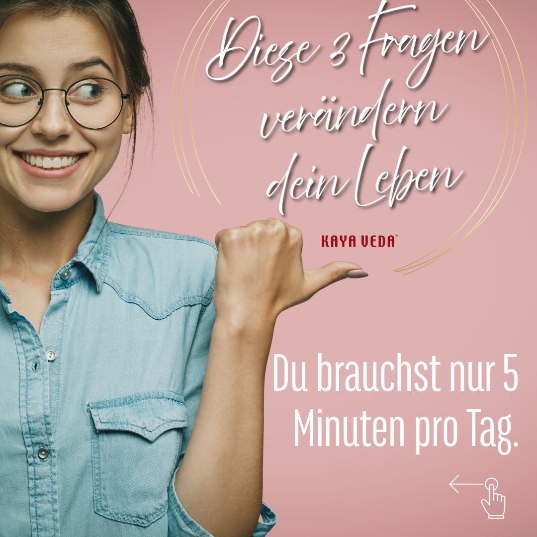 Kaya Veda - Ayurveda Institut Facebook ad: Viele Menschen wünschen sich mehr Achtsamkeit im Alltag.