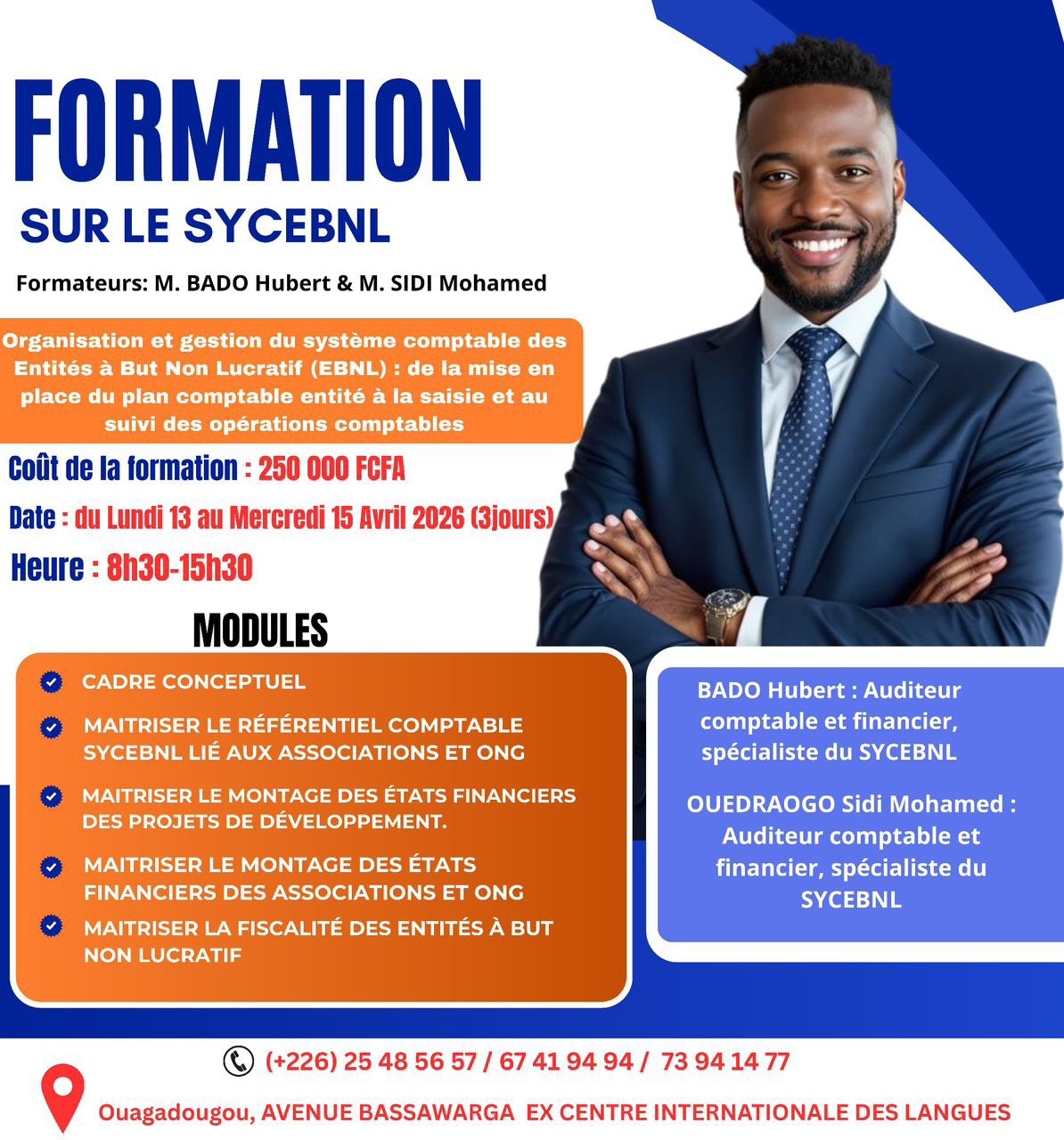 Élite Conseil & Expertise Comptable 2EC Facebook ad: Comptables d’ONG et d’Associations à Ouaga: Êtes-vous prêts…