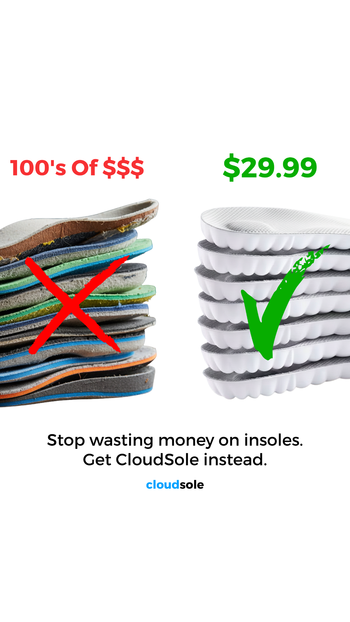 CloudSole Facebook ad