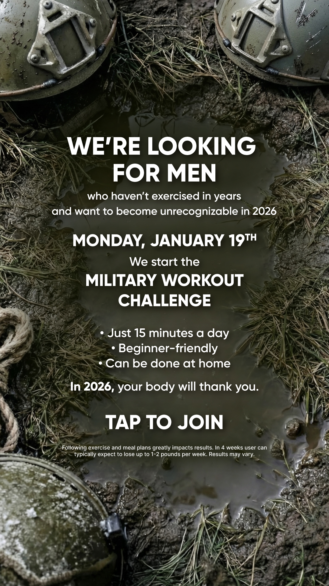 BetterMe Men Facebook ad
