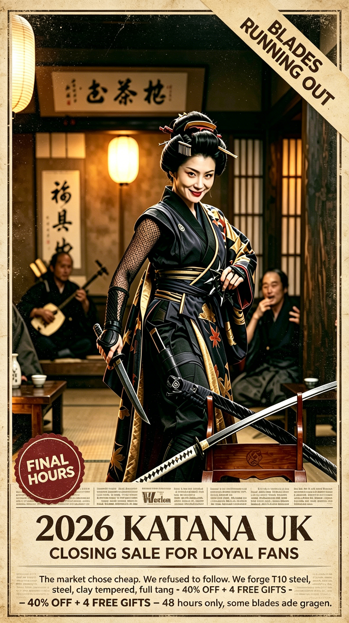 Swordforsale UK Facebook ad from Jun 15, 2026