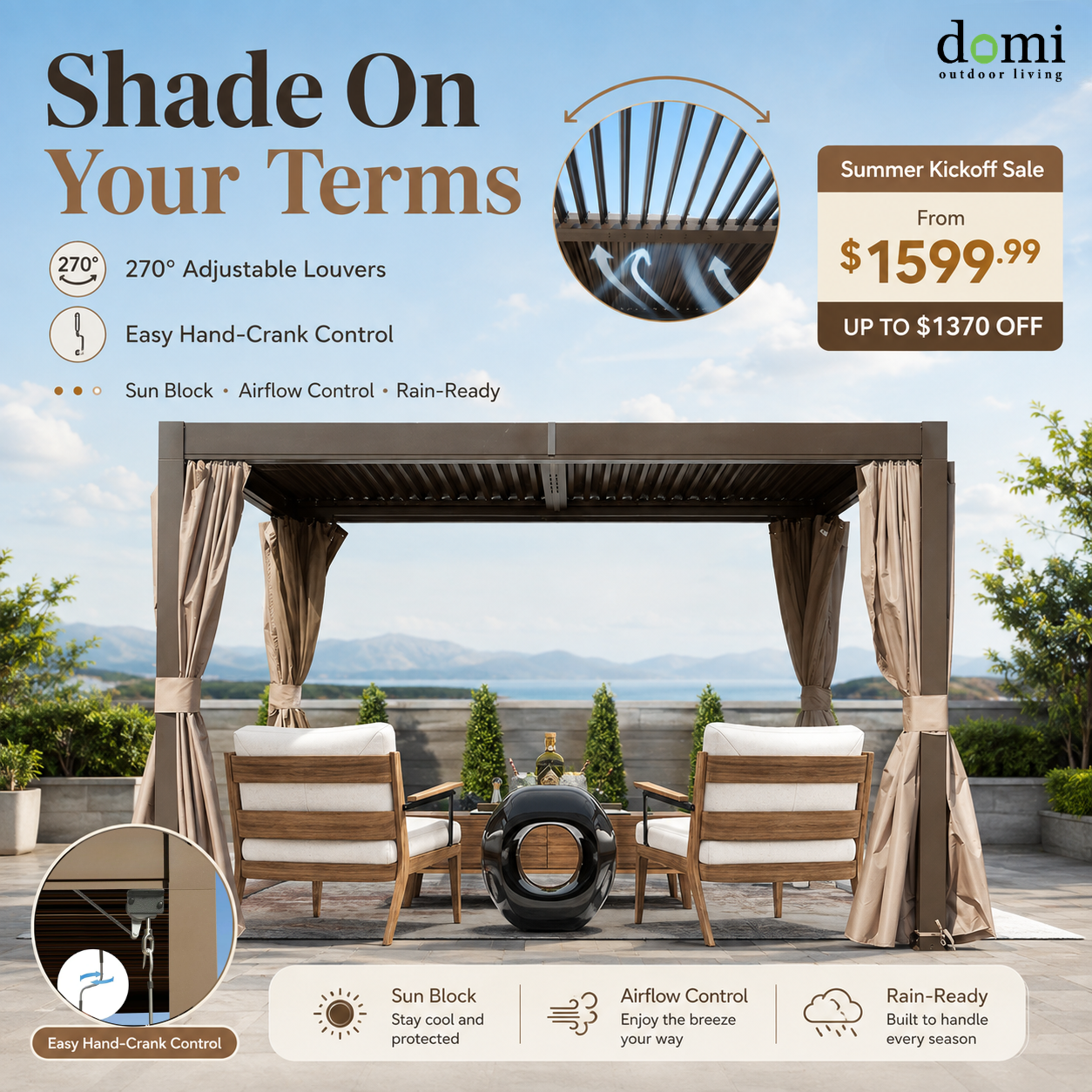 Domi Outdoor Living Facebook ad