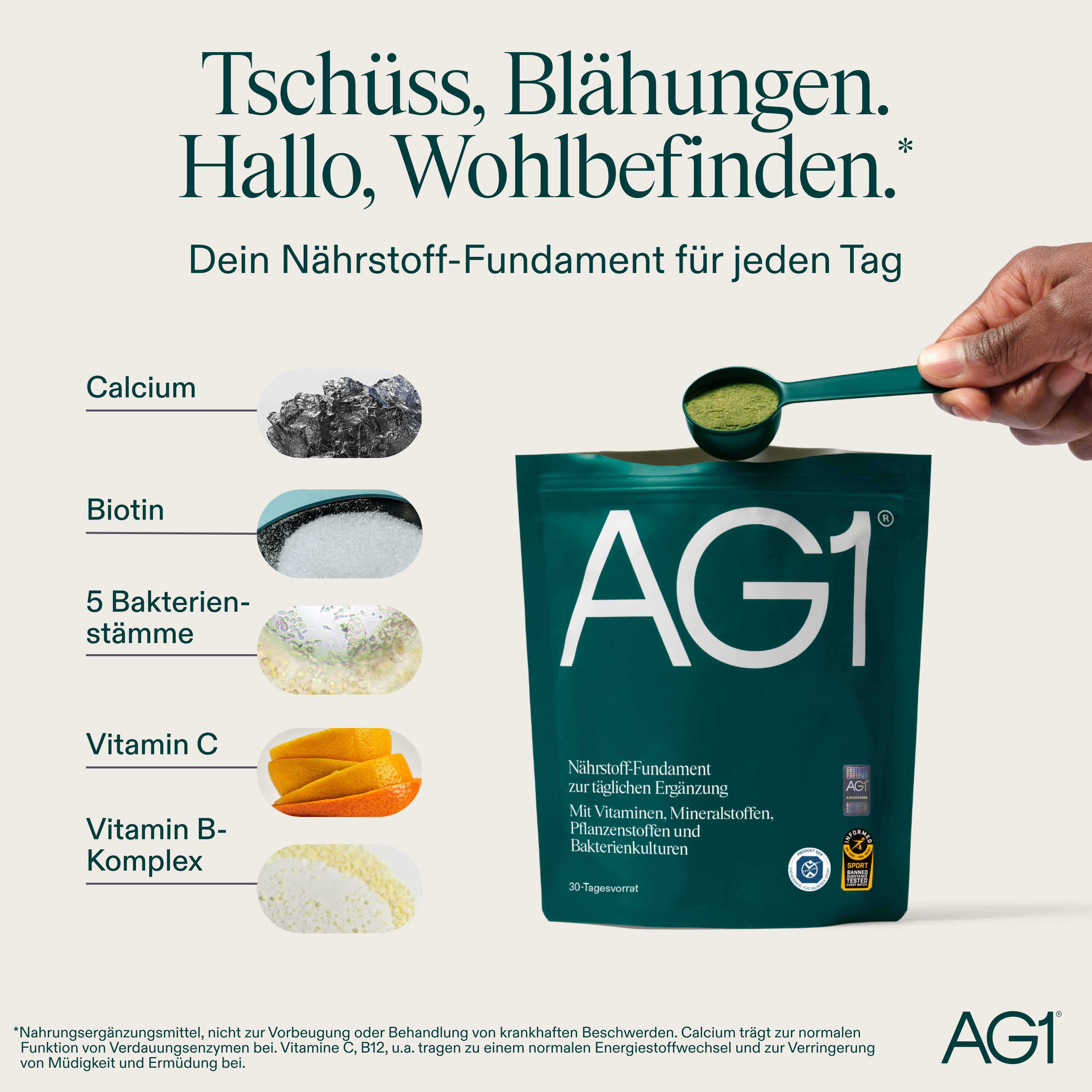 AG1 Deutschland Facebook ad