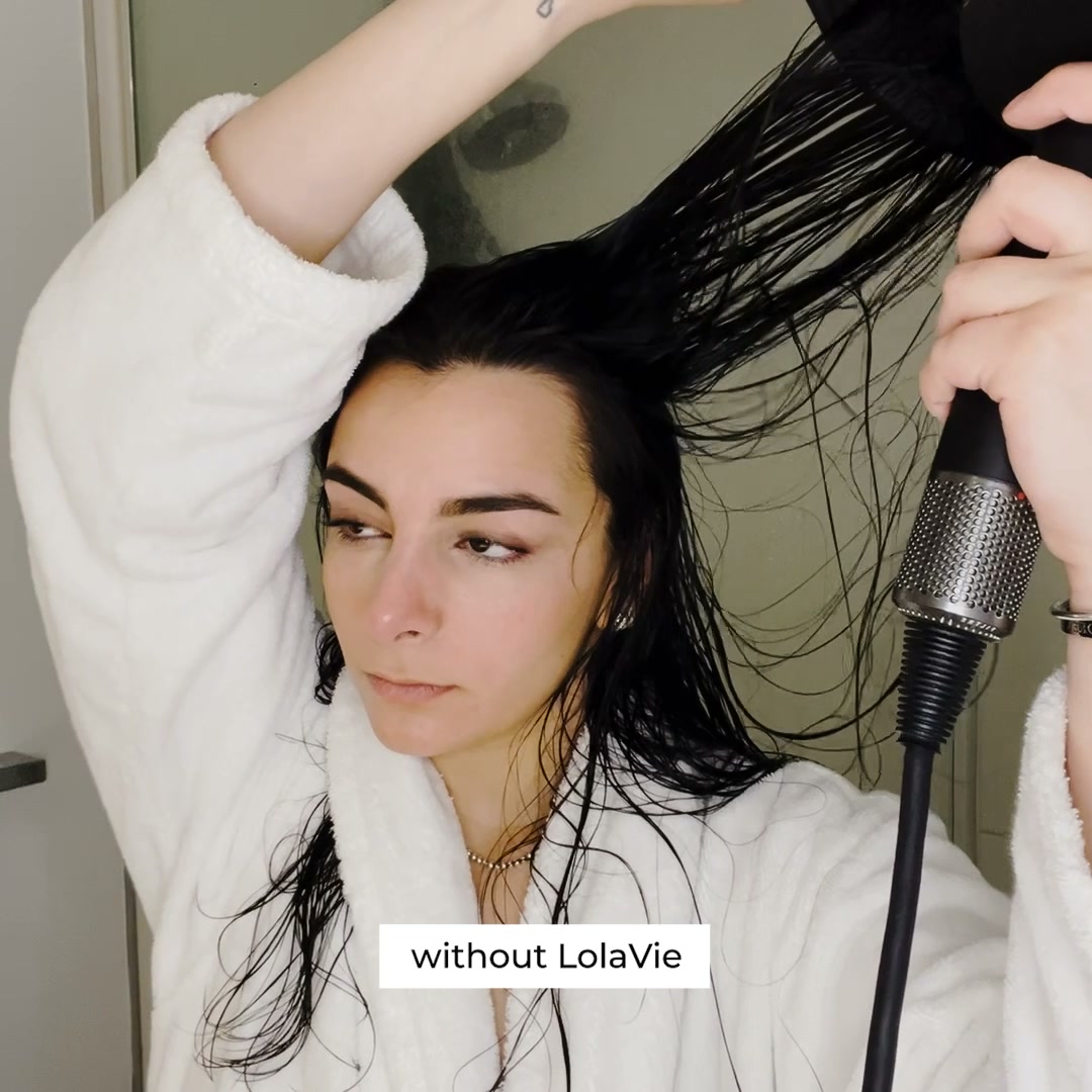 LolaVie Facebook ad: Ready for your new favorite hair routine?
