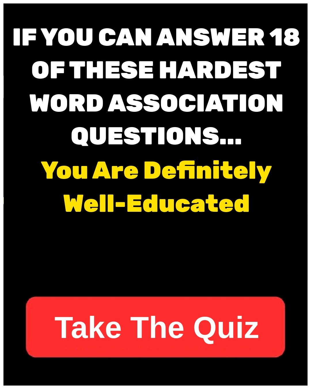 Retro Ways Facebook ad: Think You Can Handle This Word Association Test? Prove It