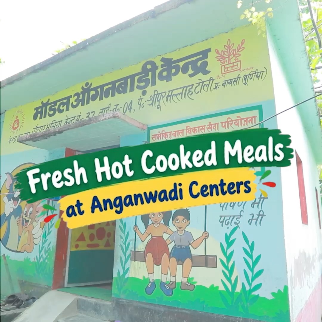UNICEF India Facebook ad: What does a fresh hot cooked meal in…