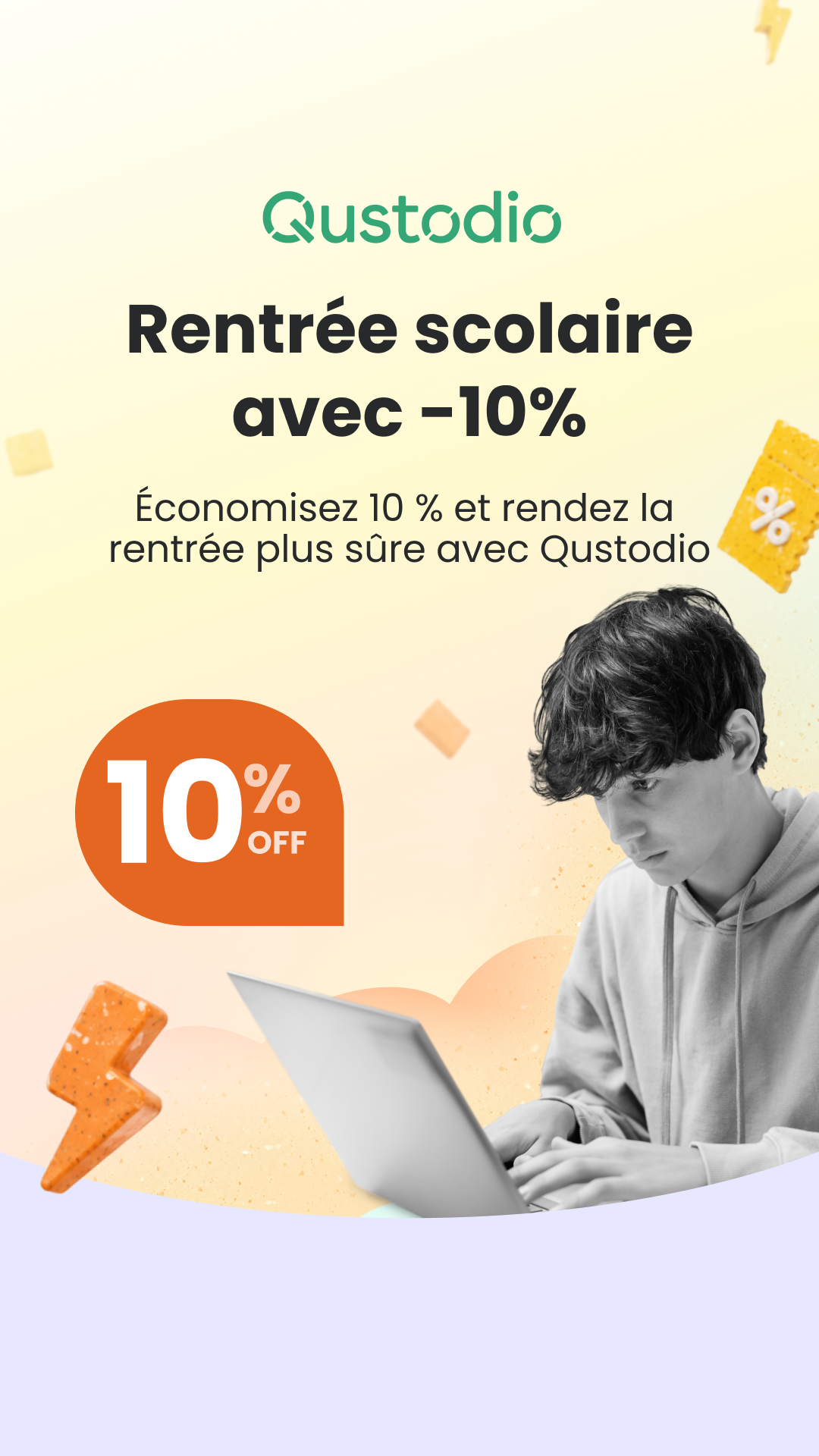Qustodio Facebook ad: Une rentrée plus sûre