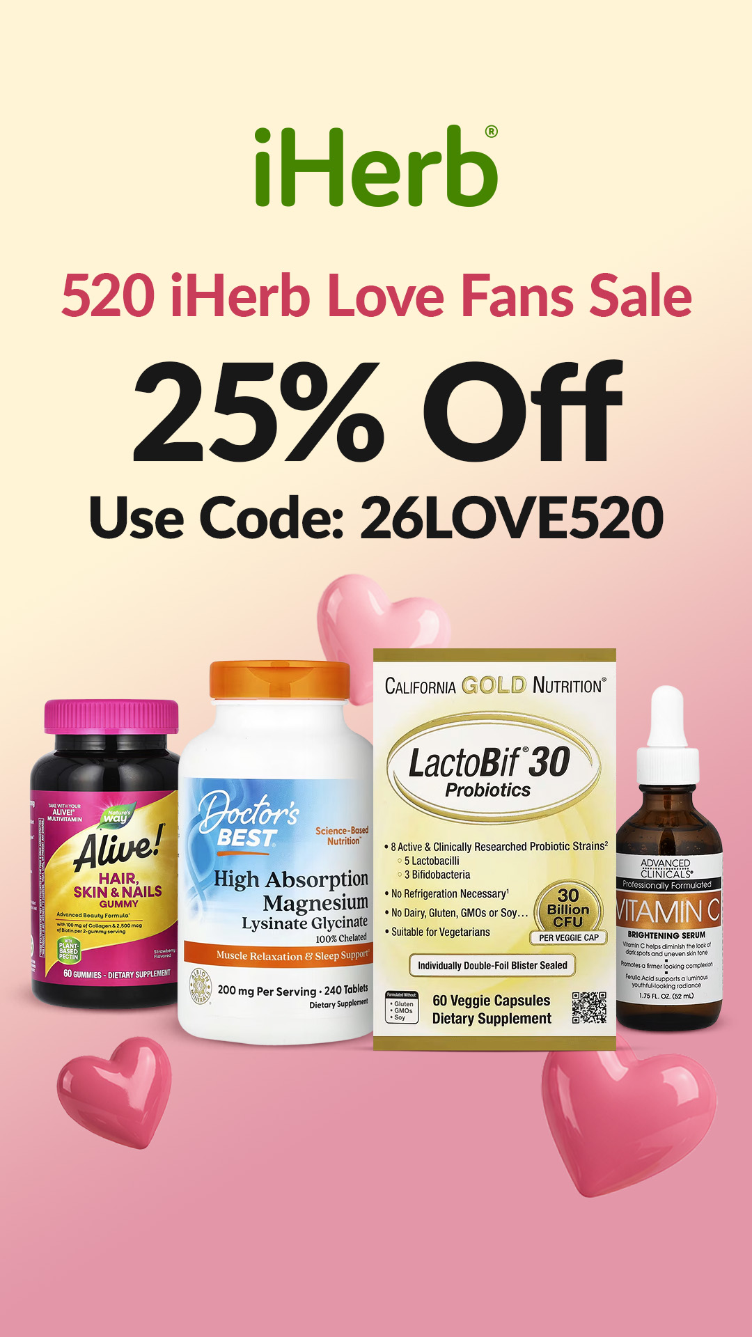 iHerb Facebook ad