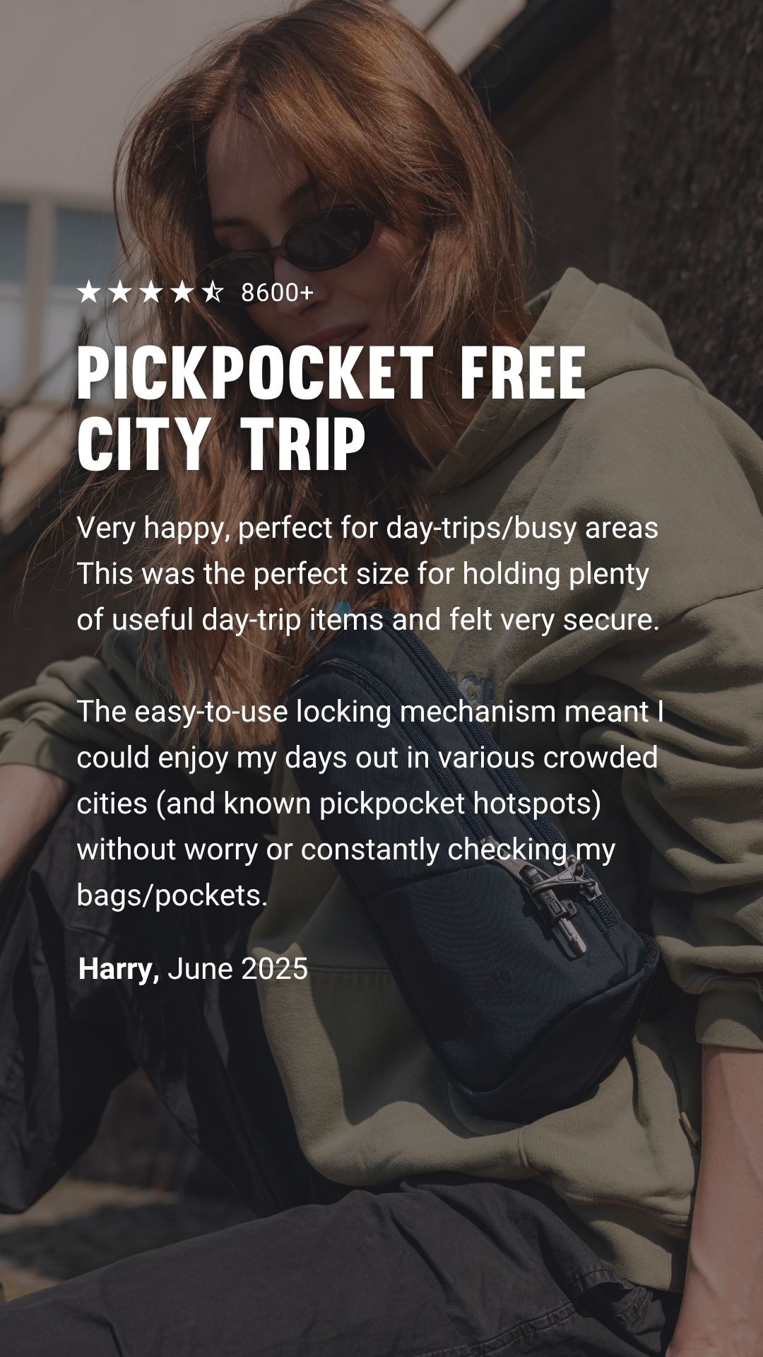 Pacsafe Facebook ad