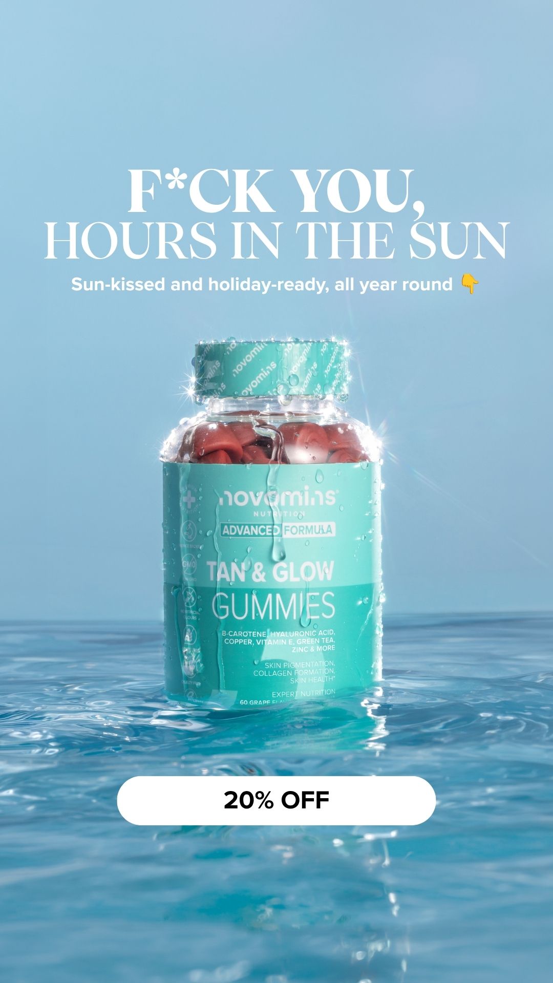 Novomins Nutrition Facebook ad