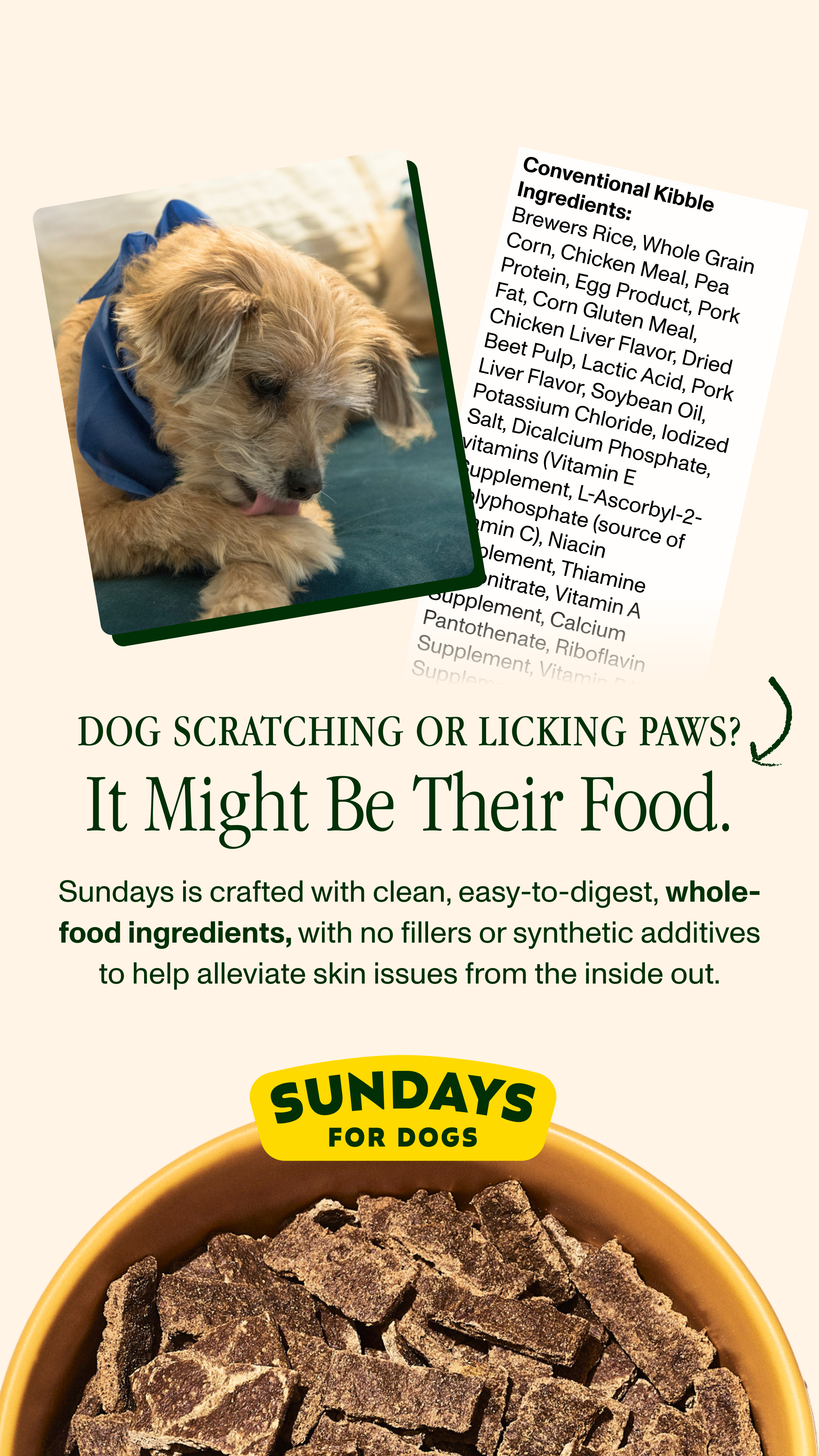 Sundays Facebook ad
