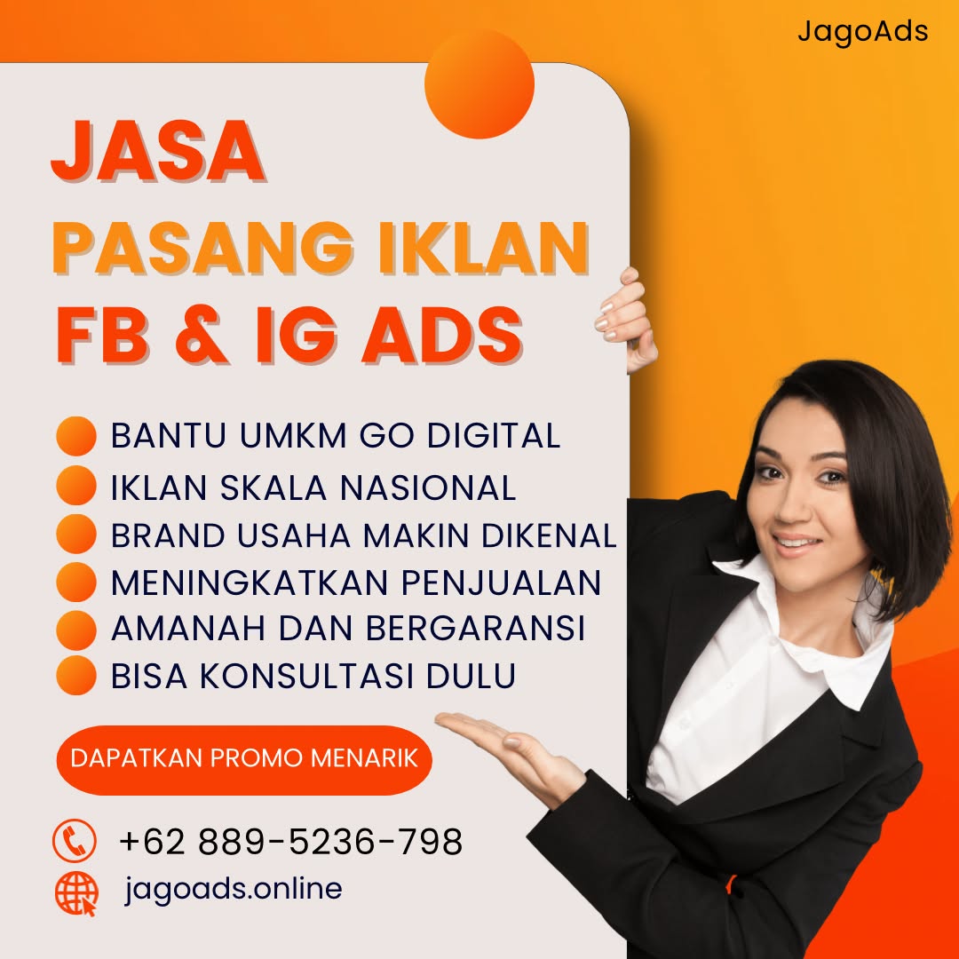 JAGO ADS Facebook ad: Kami Bantu Naikan Penjualan Anda