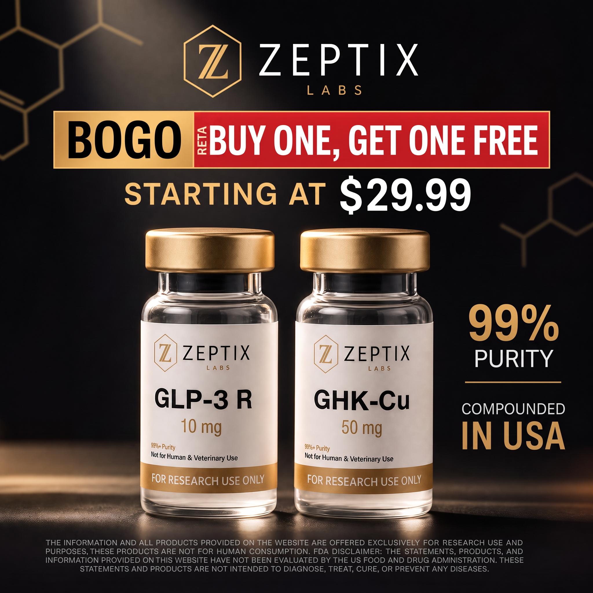 Zeptix Facebook ad: Less cravings, more control