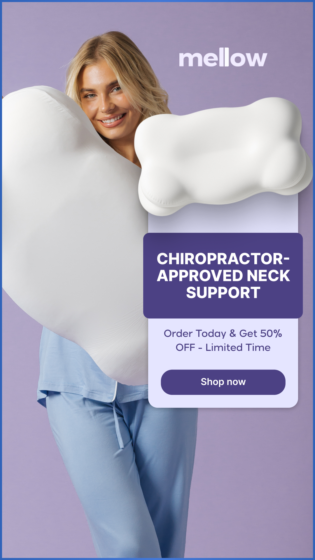 Mellow Cloud Align Pillow Facebook ad