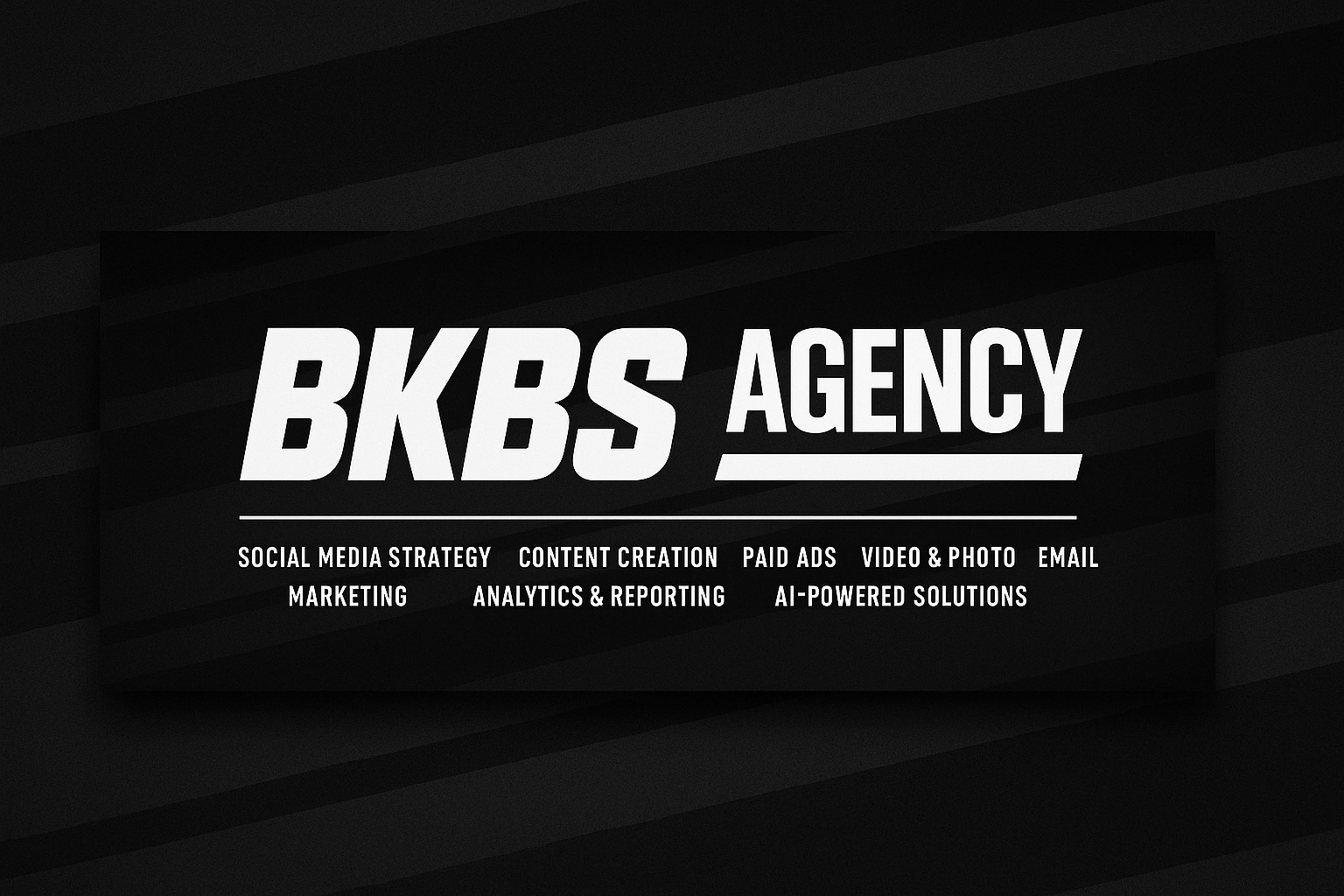 Bkbs Facebook ad: We build brands, drive sales, and make marketing…